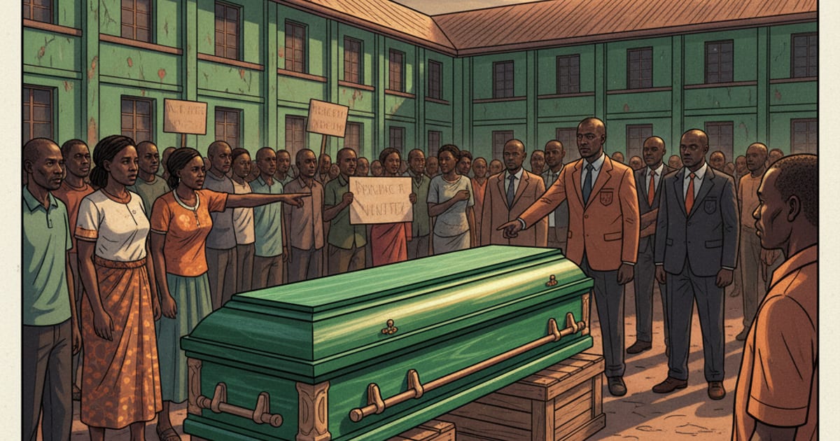 Teacher janet’s coffin reportedly refused burial until questions over her death were addressed