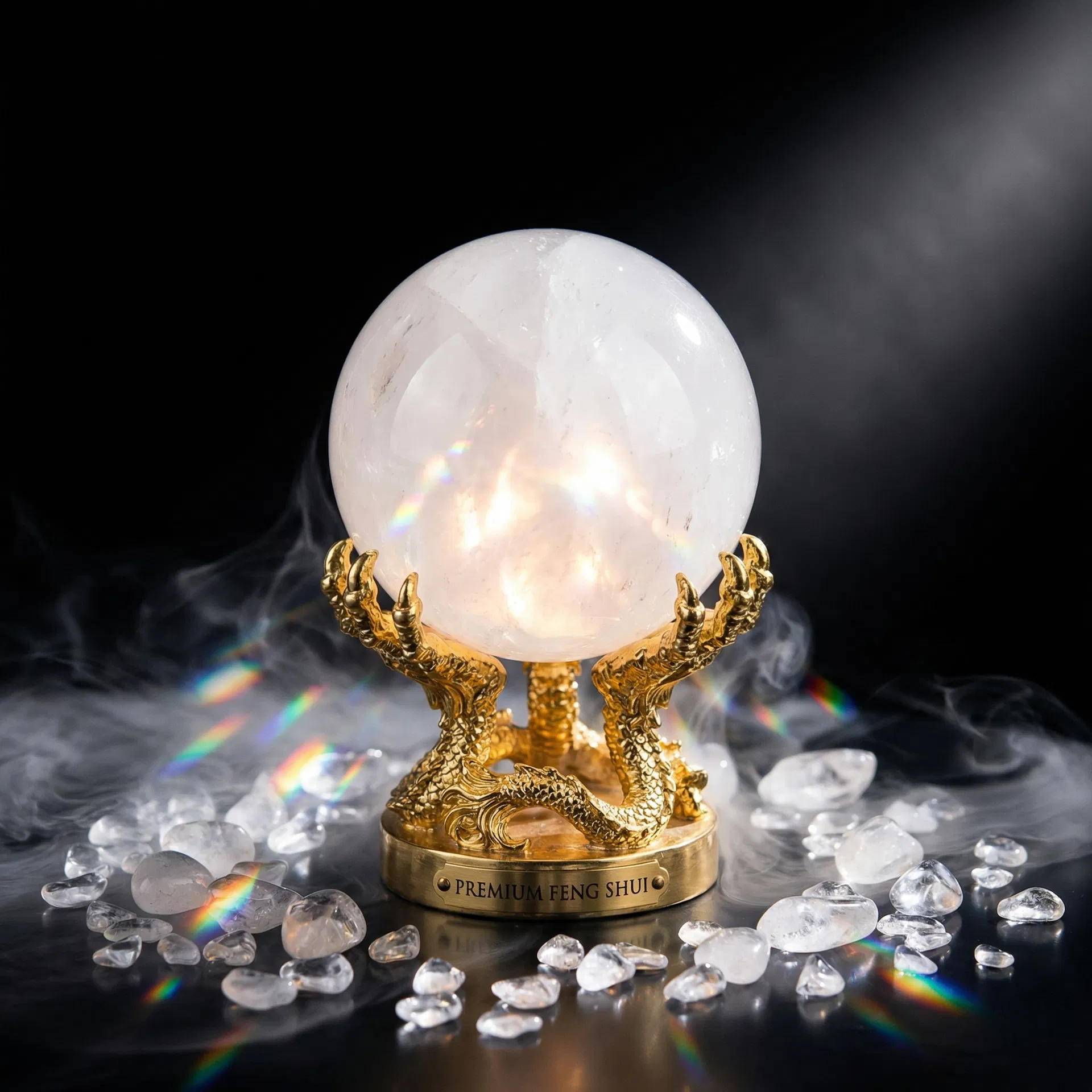 白水晶淨化球