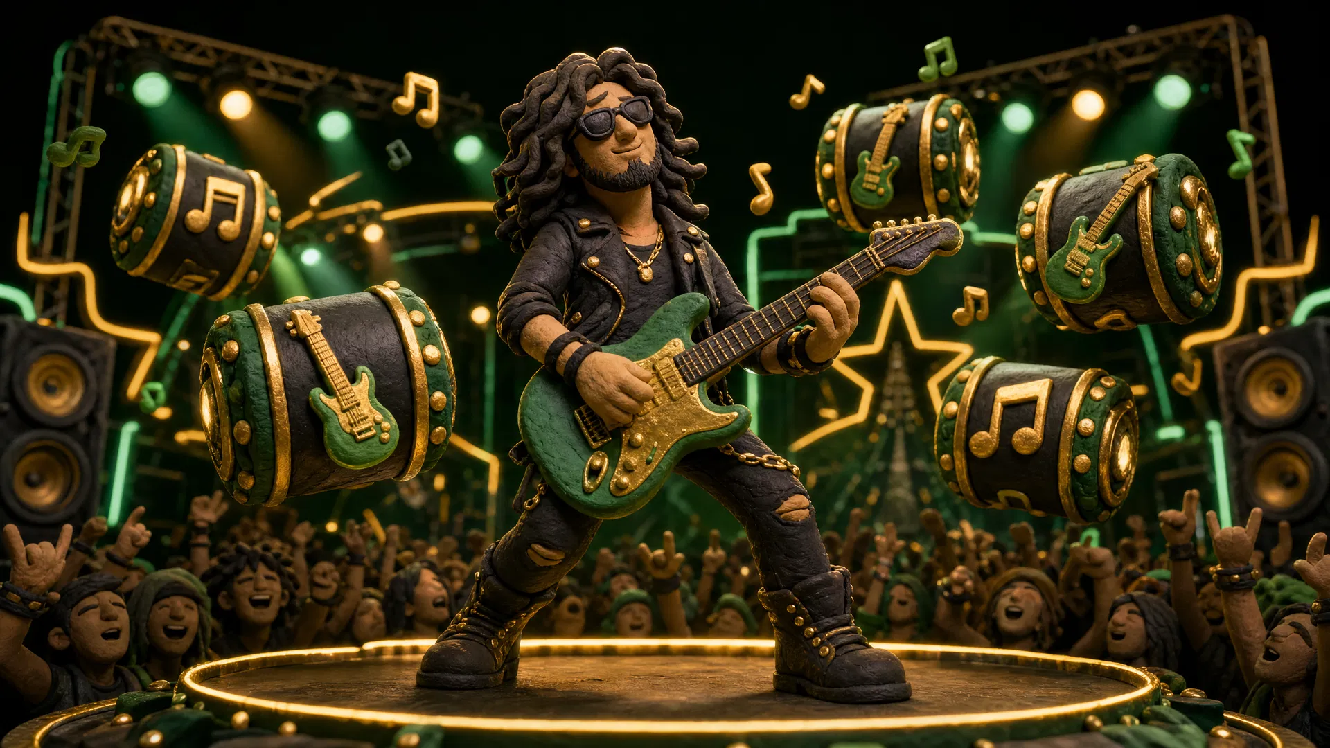 Guitar Quest Relax Gaming: Slot Rock 'n' Roll dengan Max Win 10.000x dan Rating 9/10