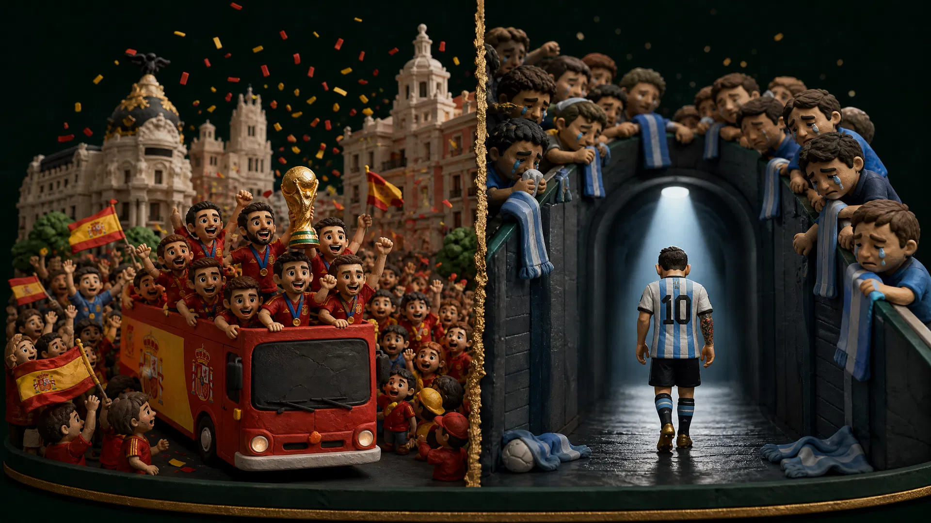 Spanyol Parade Juara di Madrid, Messi Resmi Pensiun dari Timnas Argentina