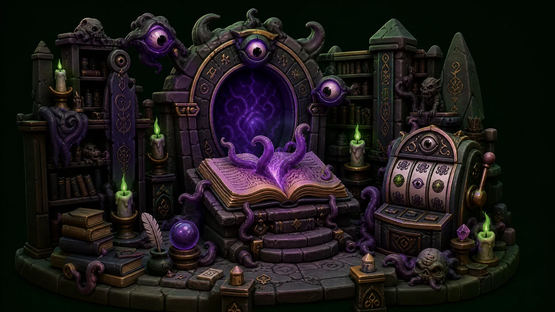 Review Slot Tome of Madness – Play'n GO Lovecraftian Horror Cluster Pays 2.000x