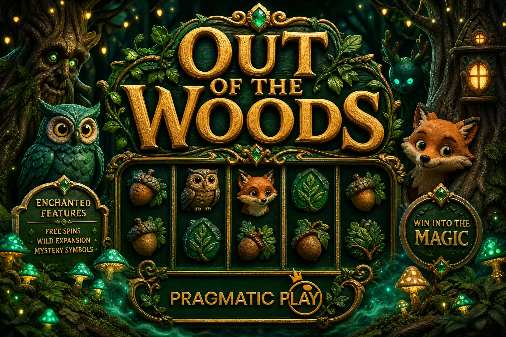 Review Out of the Woods (Pragmatic Play) — Slot Hutan Ajaib, Mystery Symbols & Max Win 5.000x!
