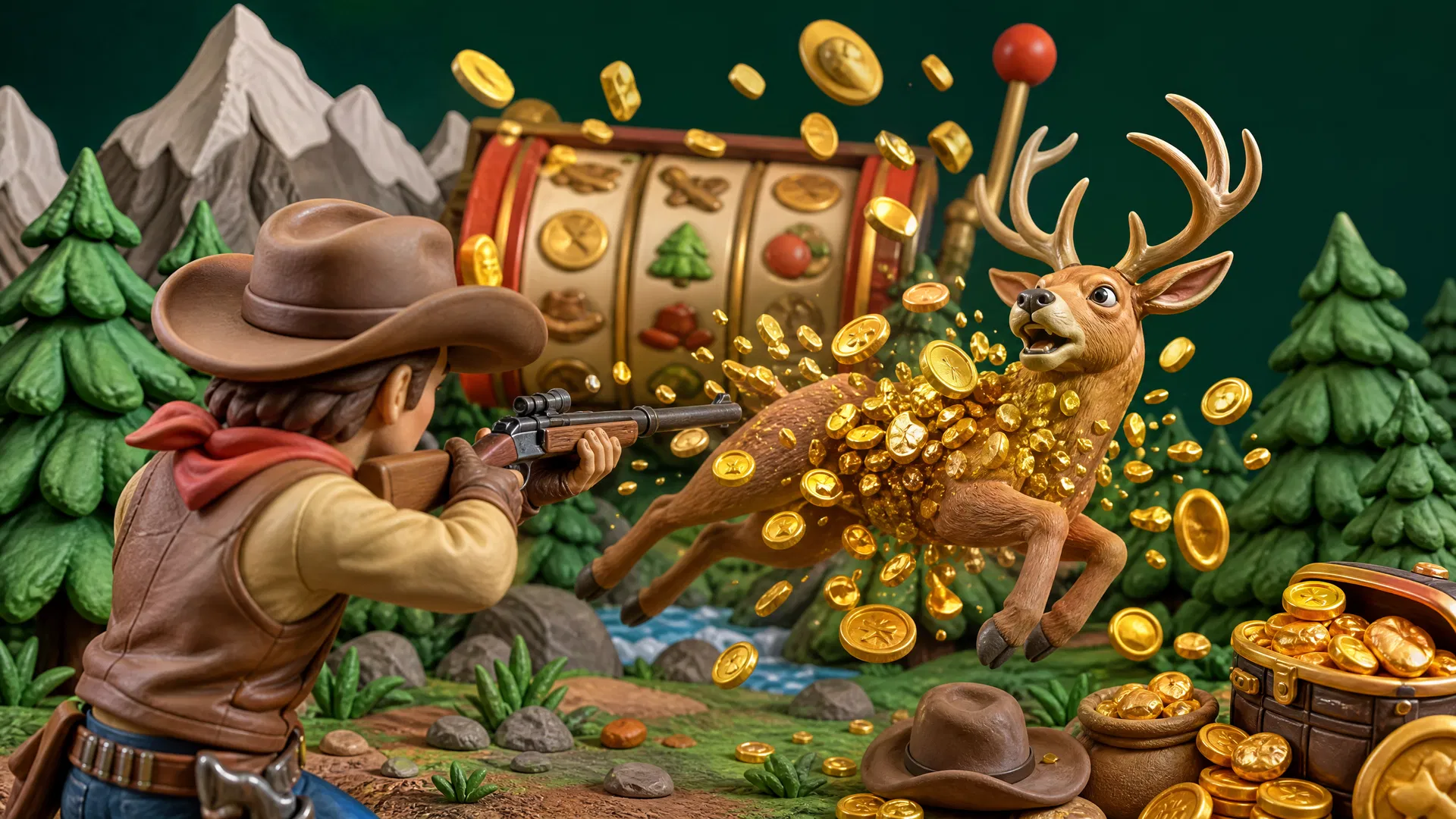 Review Great Game Rockies Hacksaw Gaming: Hunting Season, 3 Bonus Rounds, RTP 96,33%