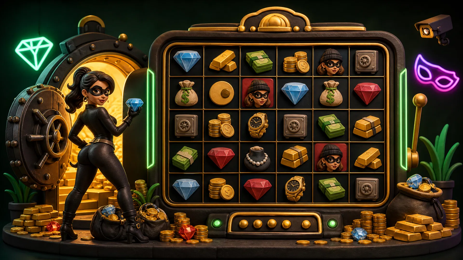 Review In And Out (NetEnt) — Heist Mode, Expanding Reels, Max Win 12.086x!