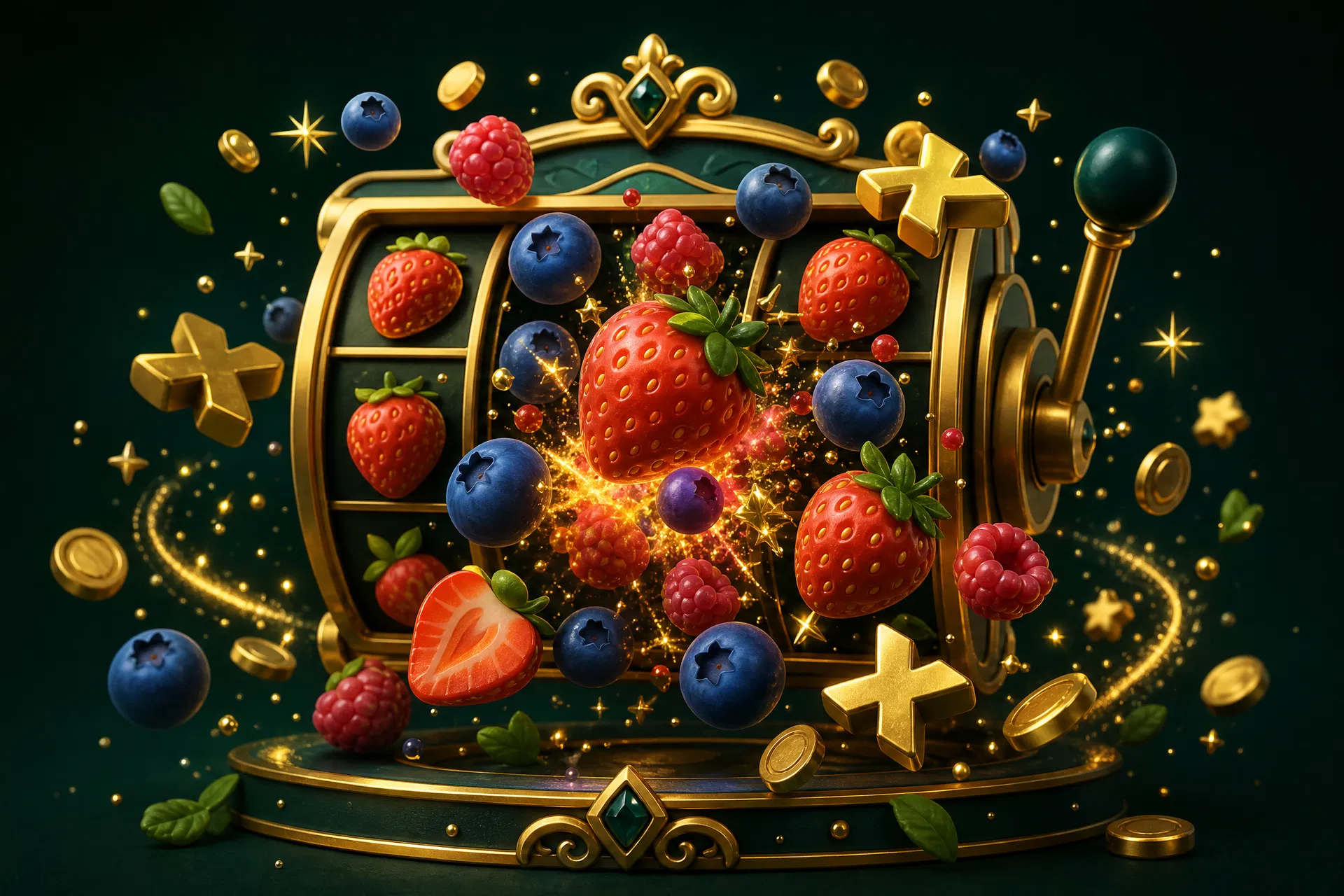 Review Boomberries (Elk Studios) — Grid Multiplier Gila, Max Win 25.000x!