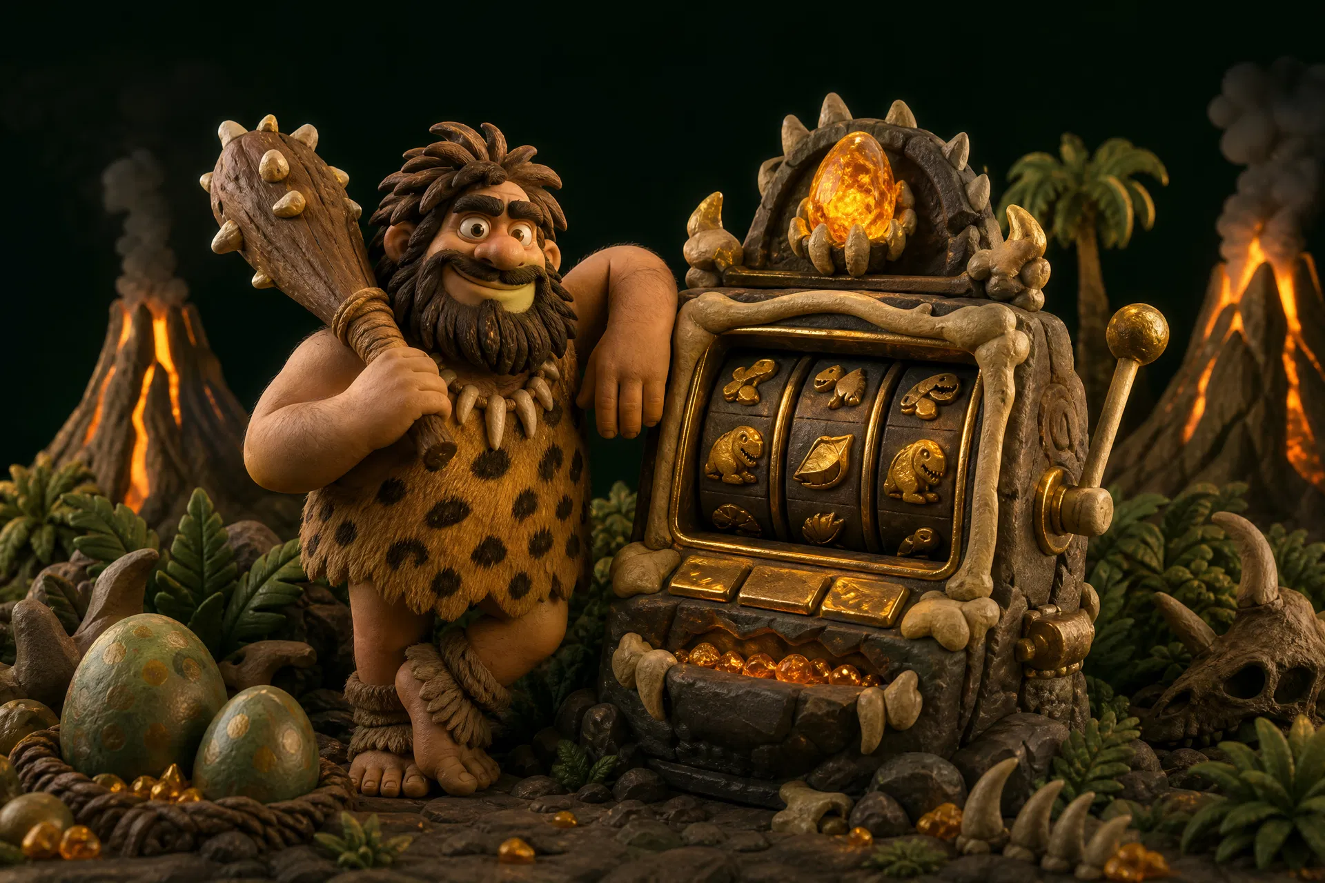 Review 3 Million B.C. (Betsoft) — Slot Prasejarah dengan Cascading Wins & Max Win 10.000x!