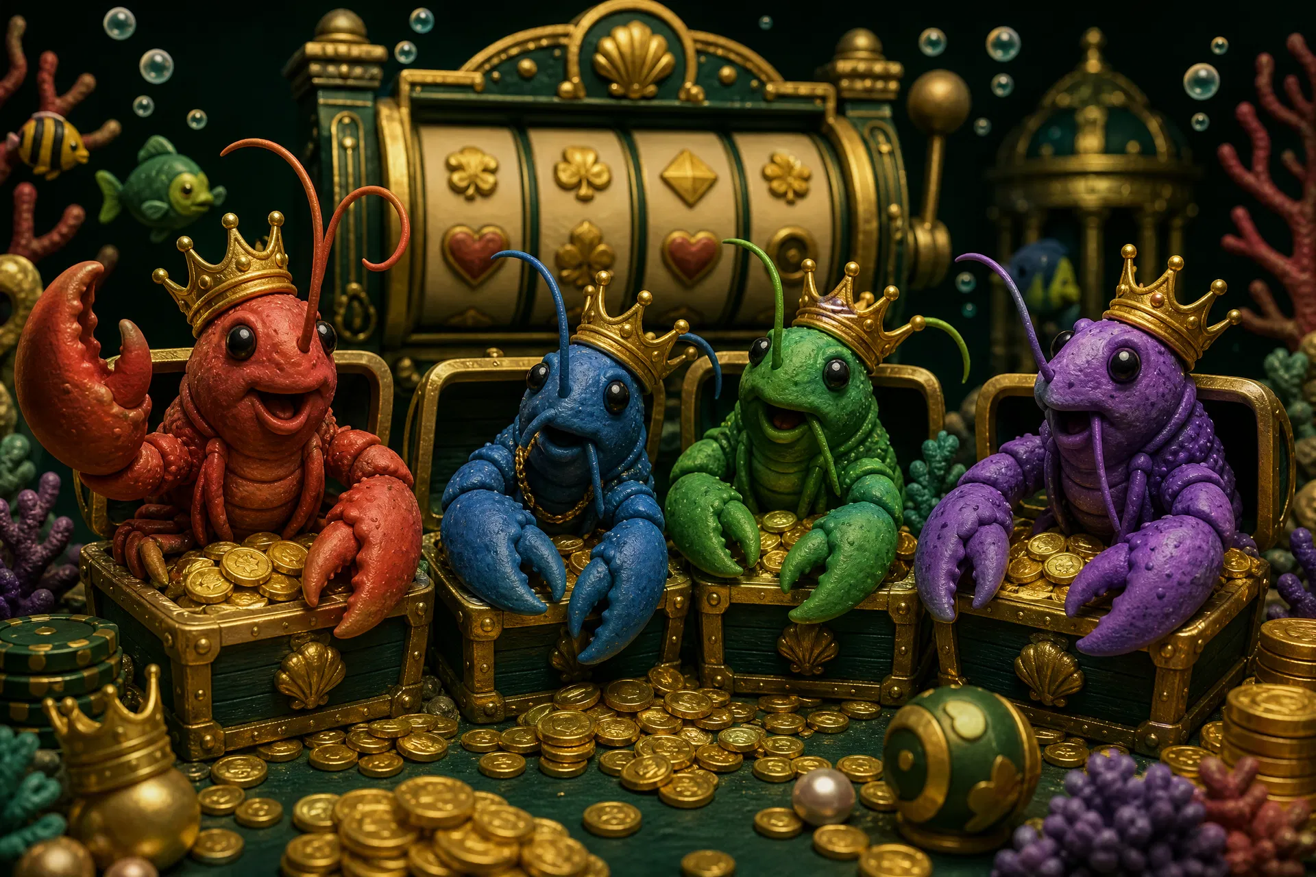 Review 4 Fantastic Lobsters Gold (4ThePlayer) — Hold & Win Bawah Laut, Max Win 20.000x!