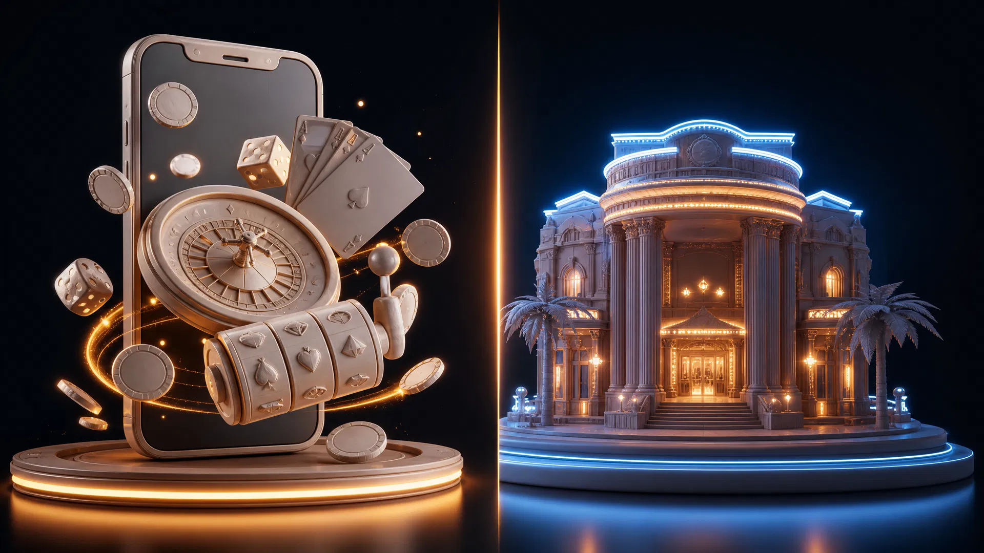 Casino Online vs Casino Darat