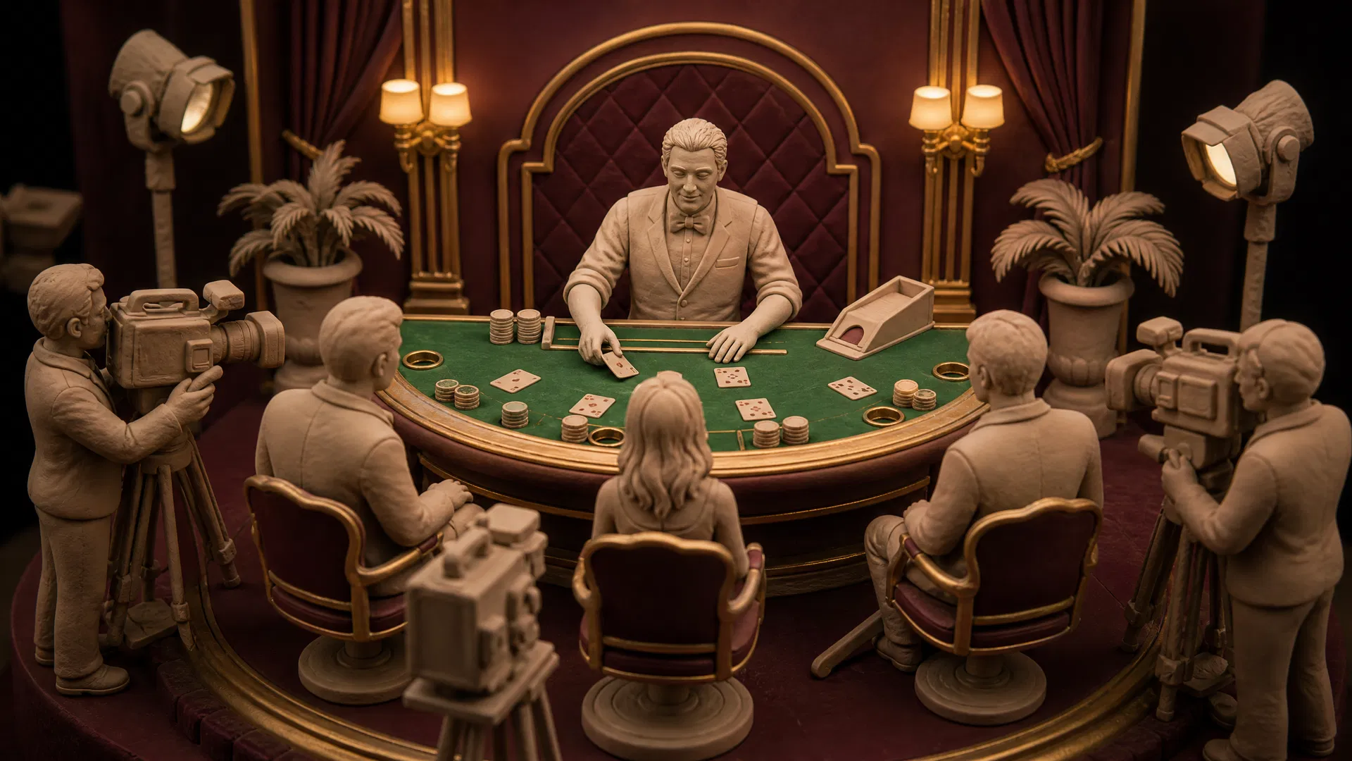Interaksi Dealer Live Casino