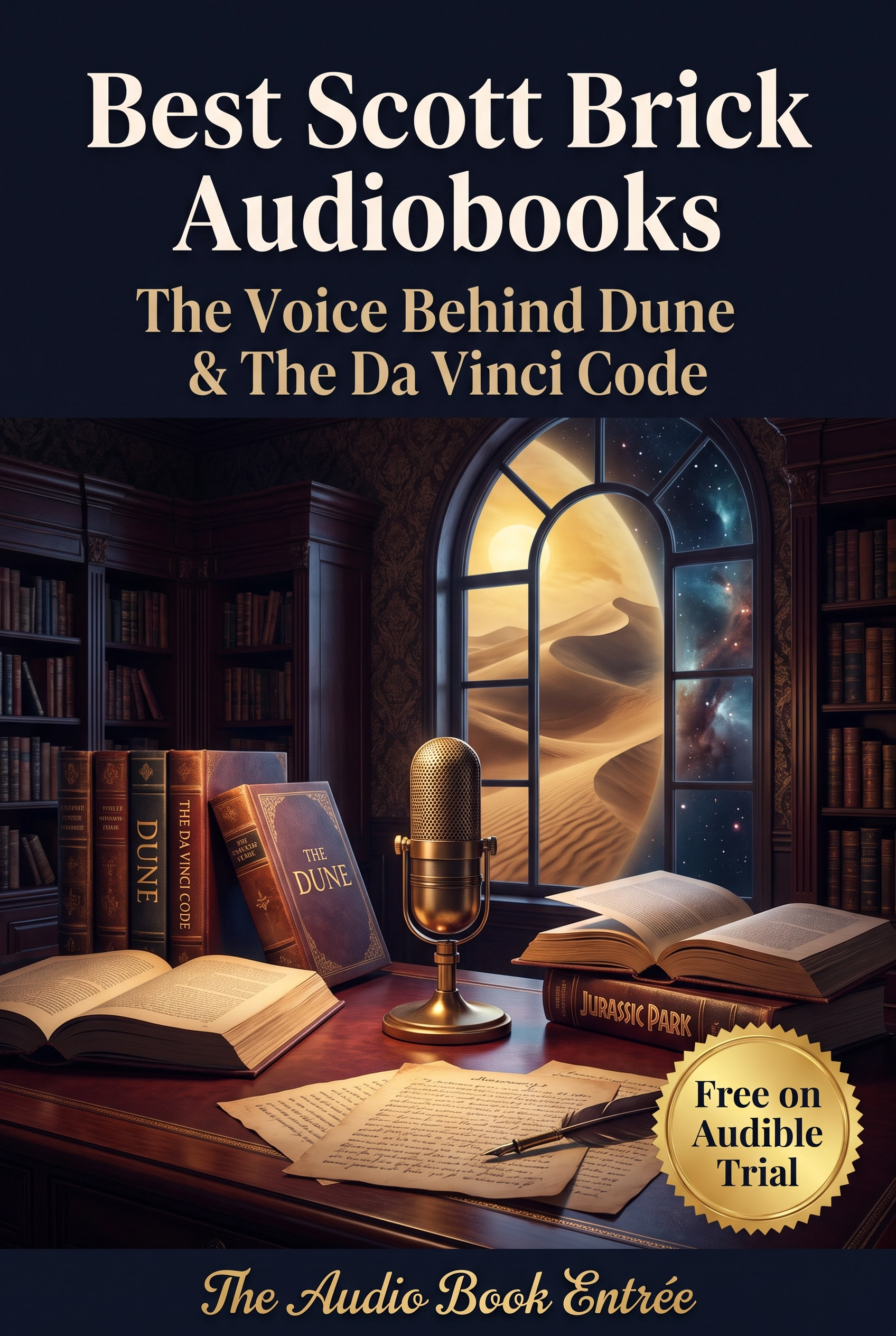 Best Scott Brick Audiobooks — The Voice Behind Dune & The Da Vinci Code