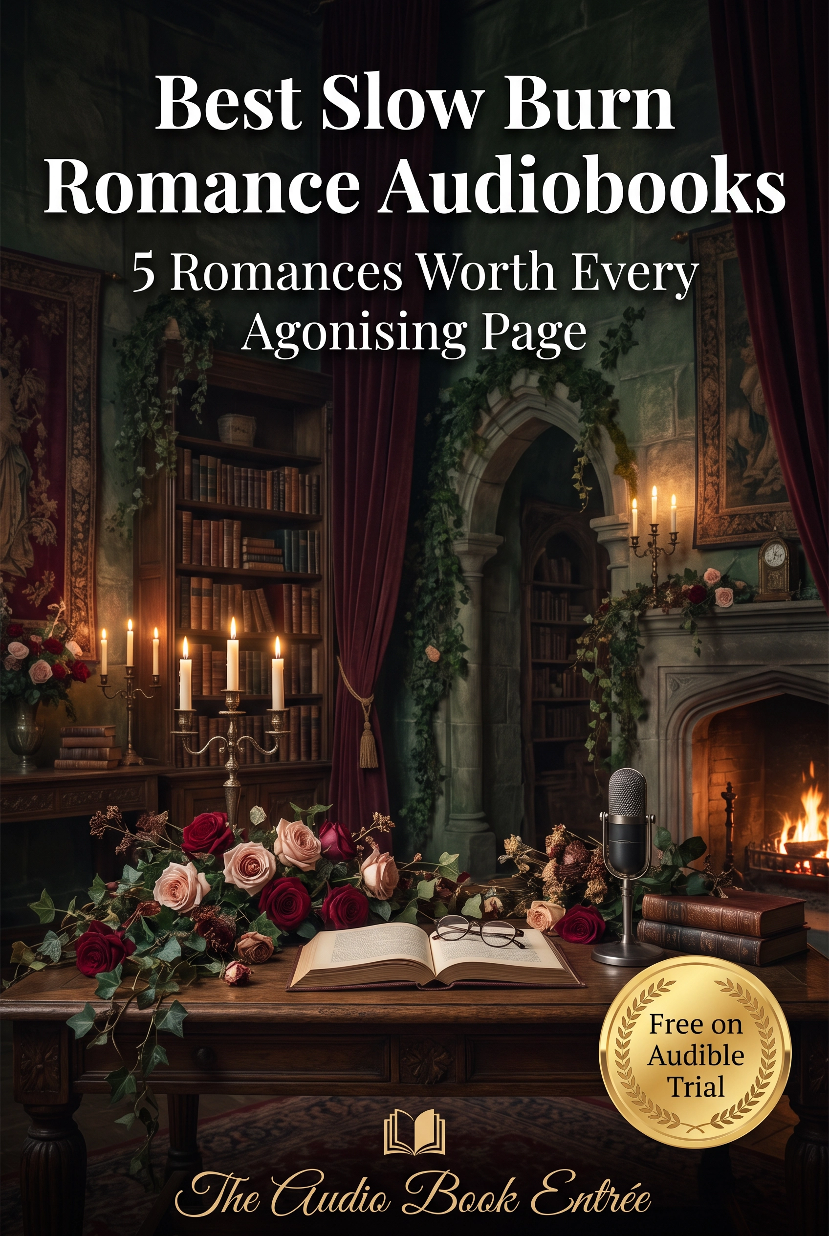 Best Slow Burn Romance Audiobooks — 5 Romances Worth Every Agonising Page