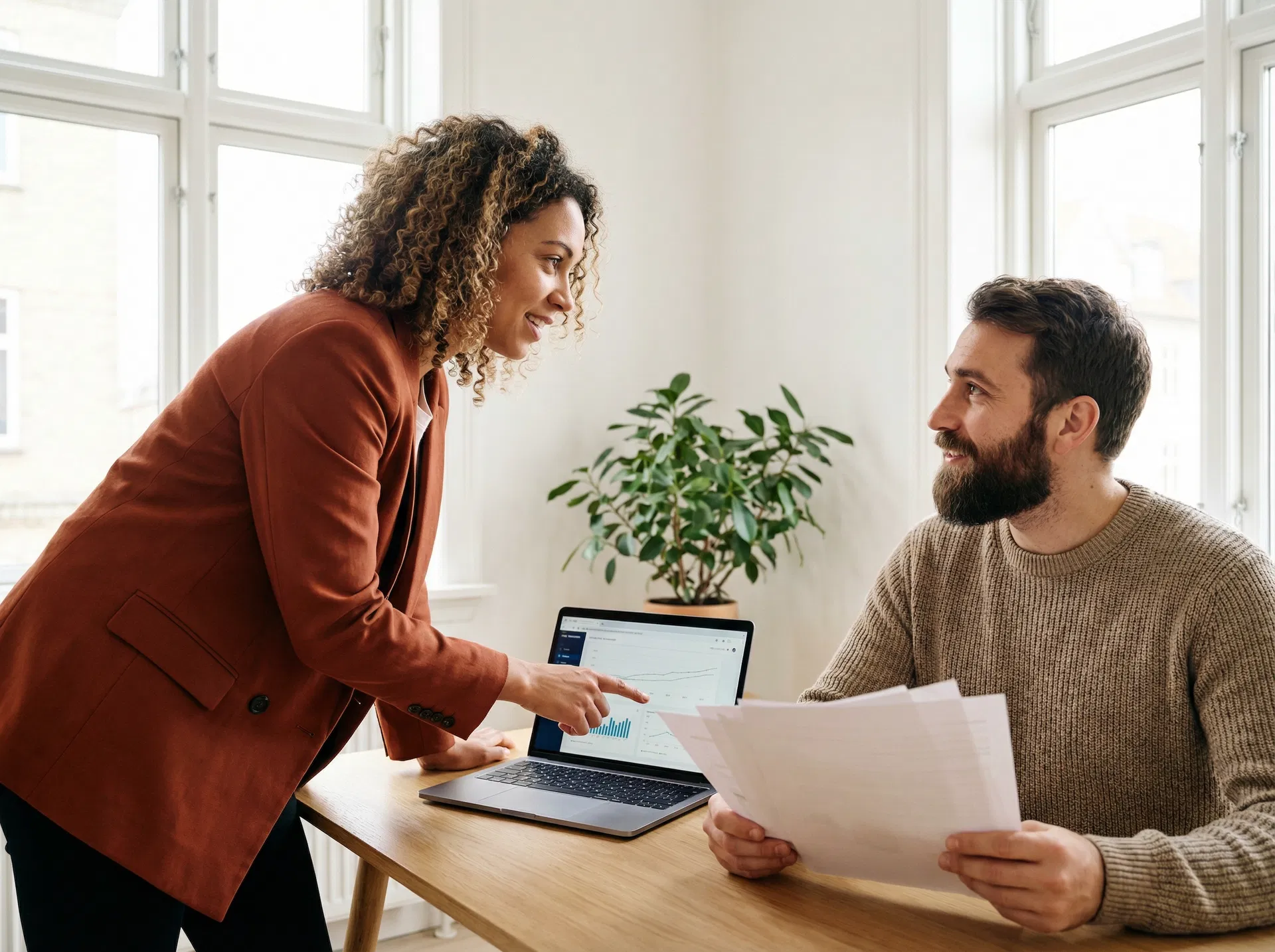 センターでの相談風景