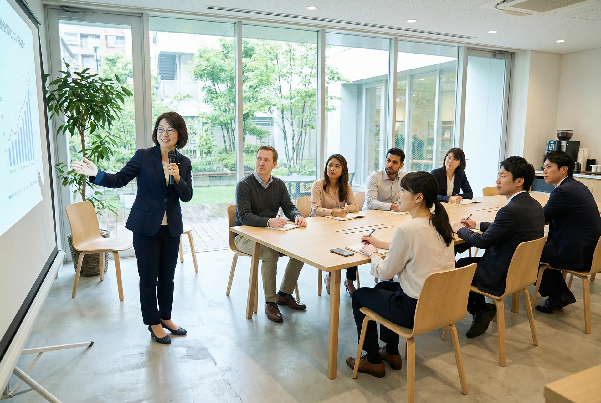 センターでの相談風景