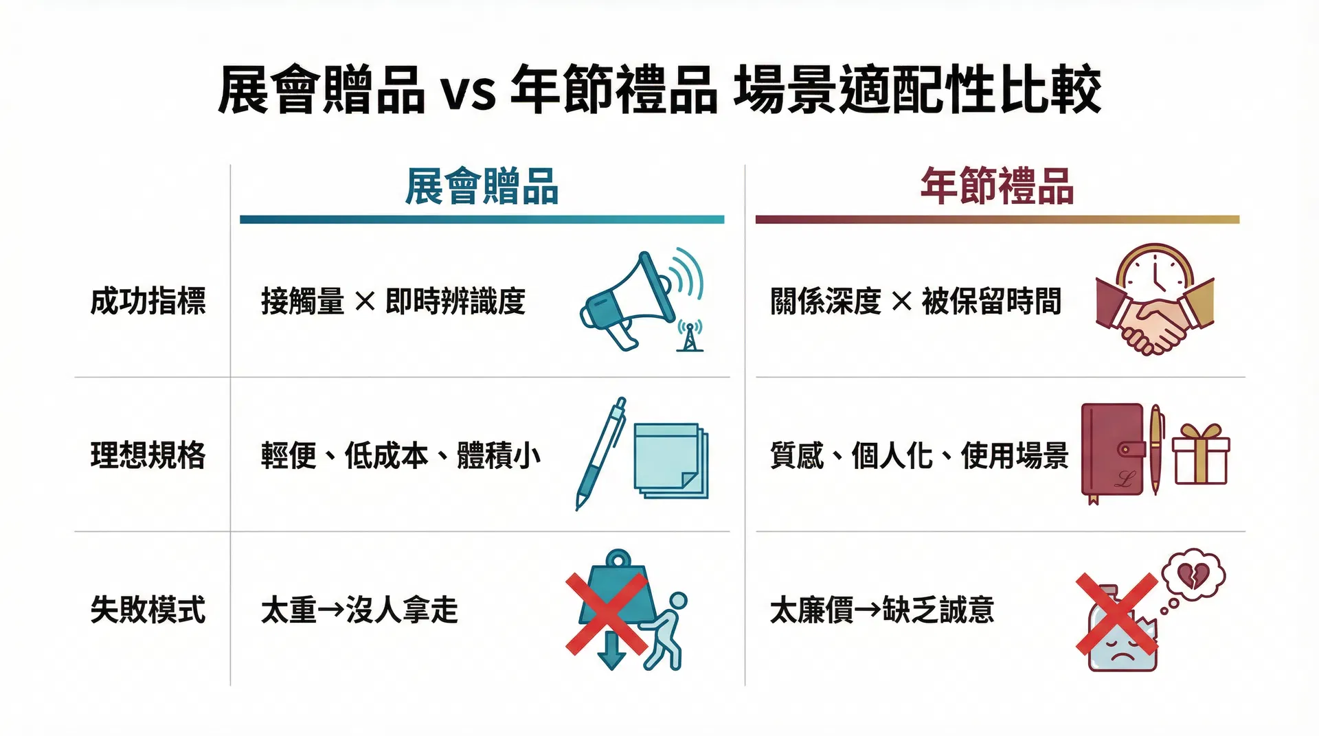 展會贈品與年節禮品的品項混淆：為什麼同一款客製化文具不能同時滿足兩種場景
