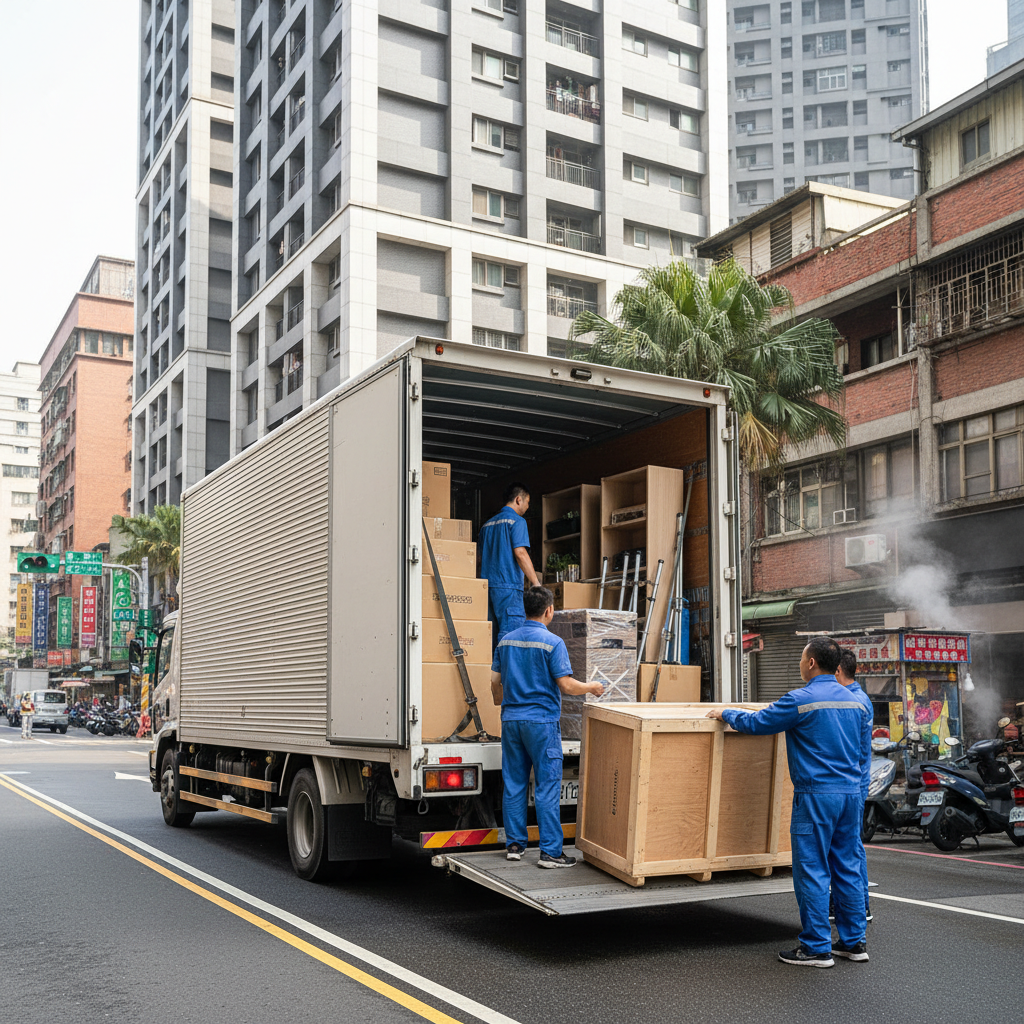 搬家車輛裝載空間示意