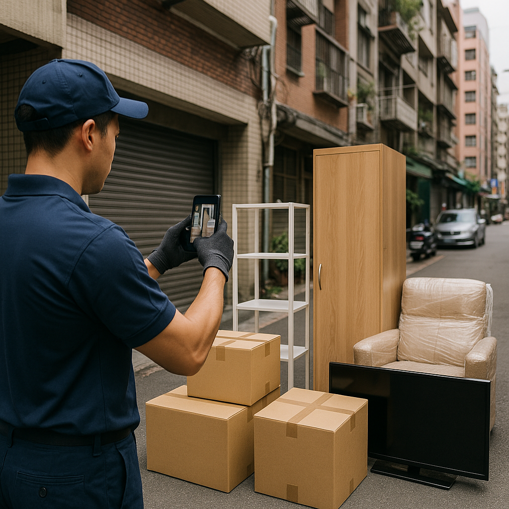 搬運前物品拍照存證