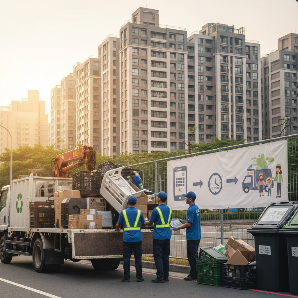 台北市大型廢棄物清運的預約制度:從線上申報到指定時段的作業流程