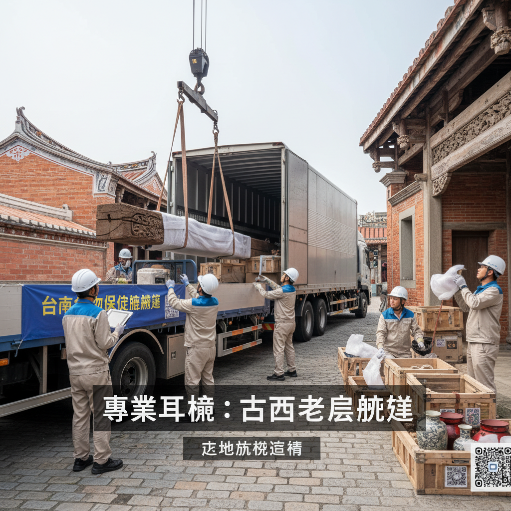 臺南老屋搬遷的文化資產保護：和睦搬家如何以木構建築、古物運輸與在地法規的專業平衡術，確保歷史建築與珍藏品安全無虞