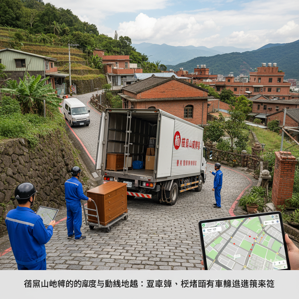 和睦搬家深度解析:苗栗山城搬家的坡度與動線挑戰,從陡坡運輸、窄巷規劃到專業車輛選擇策略,確保您的山居搬遷安全無憂