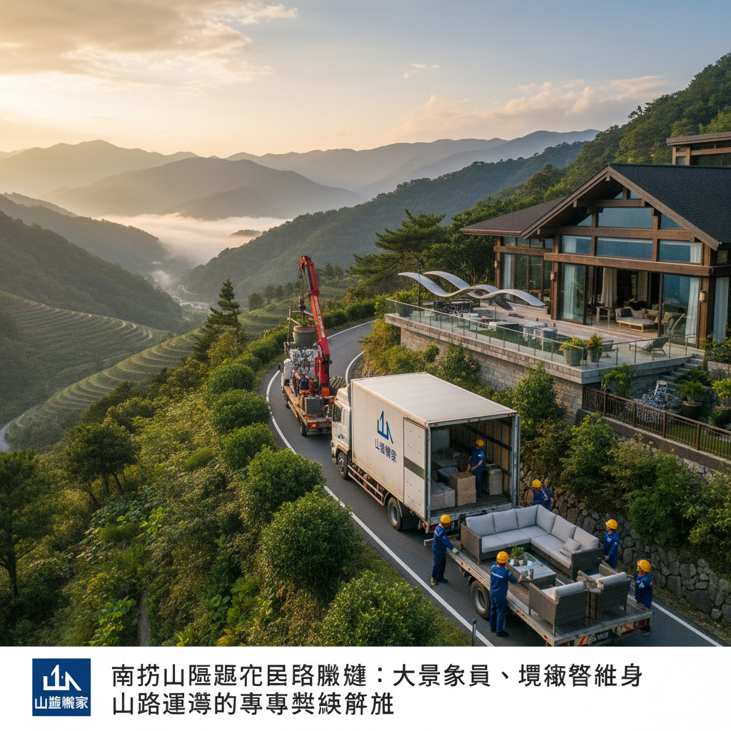 【和睦搬家】南投山區度假民宿搬遷專業解決方案：大型家具、景觀設施與山路運輸的精密規劃與風險控管