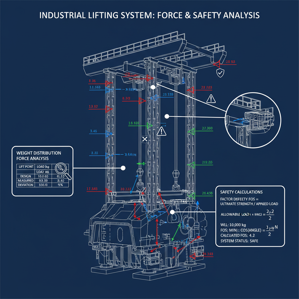 大型設備搬遷的力學計算與風險評估:工業級吊掛系統的承重分析與安全係數設定