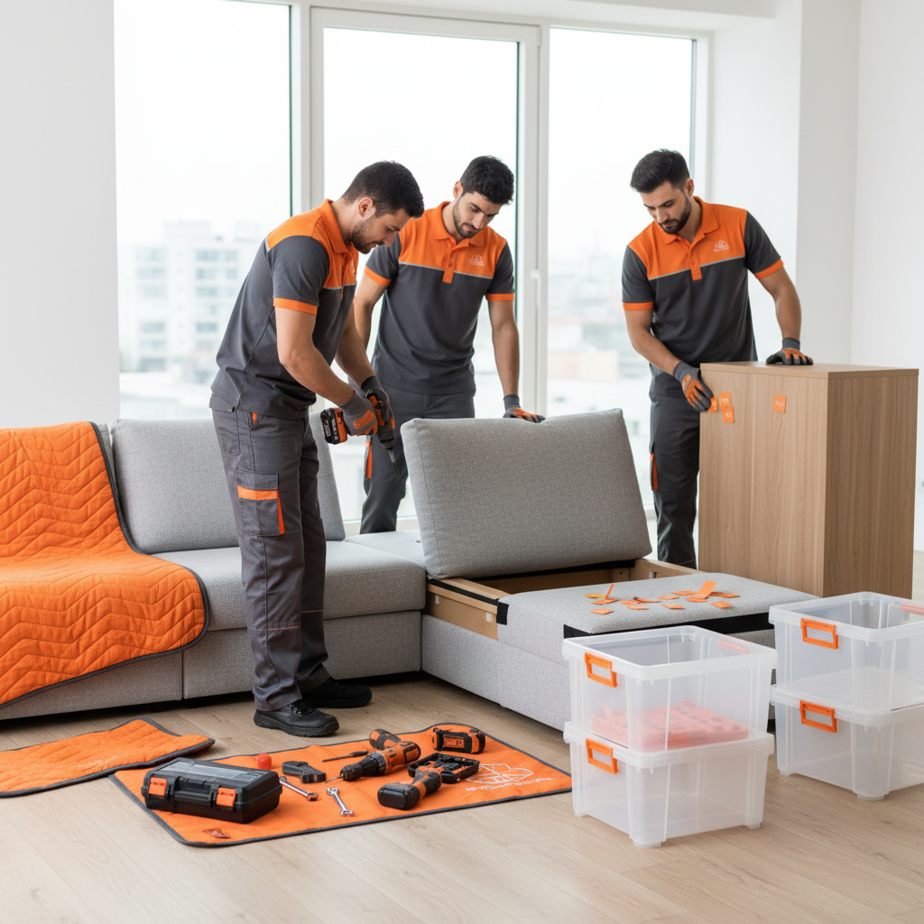 精準拆裝:家具搬遷中的技術核心與風險管理