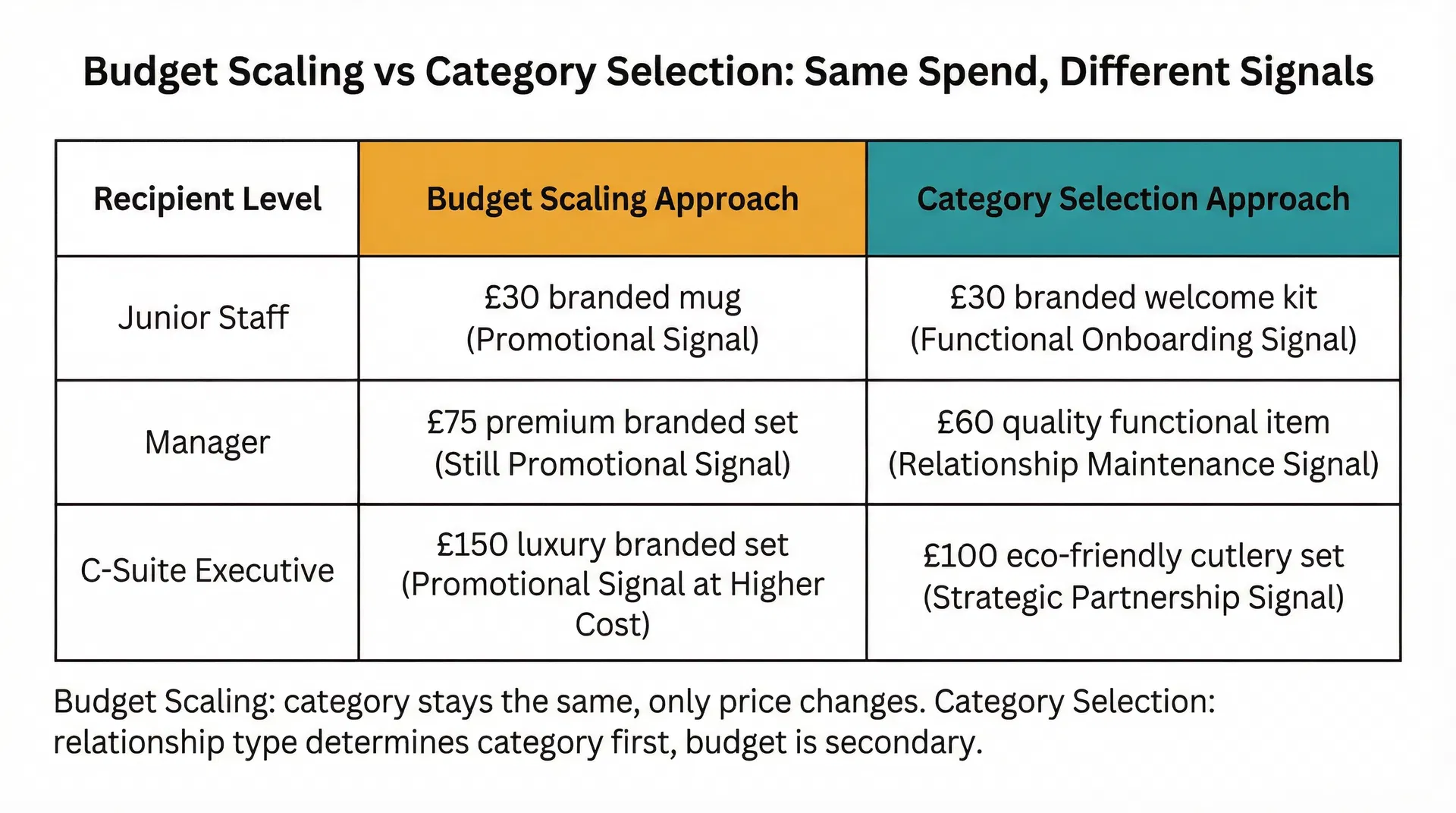 Why Scaling Gift Spend by Seniority Doesn't Solve the Corporate Gifting Problem It Appears To