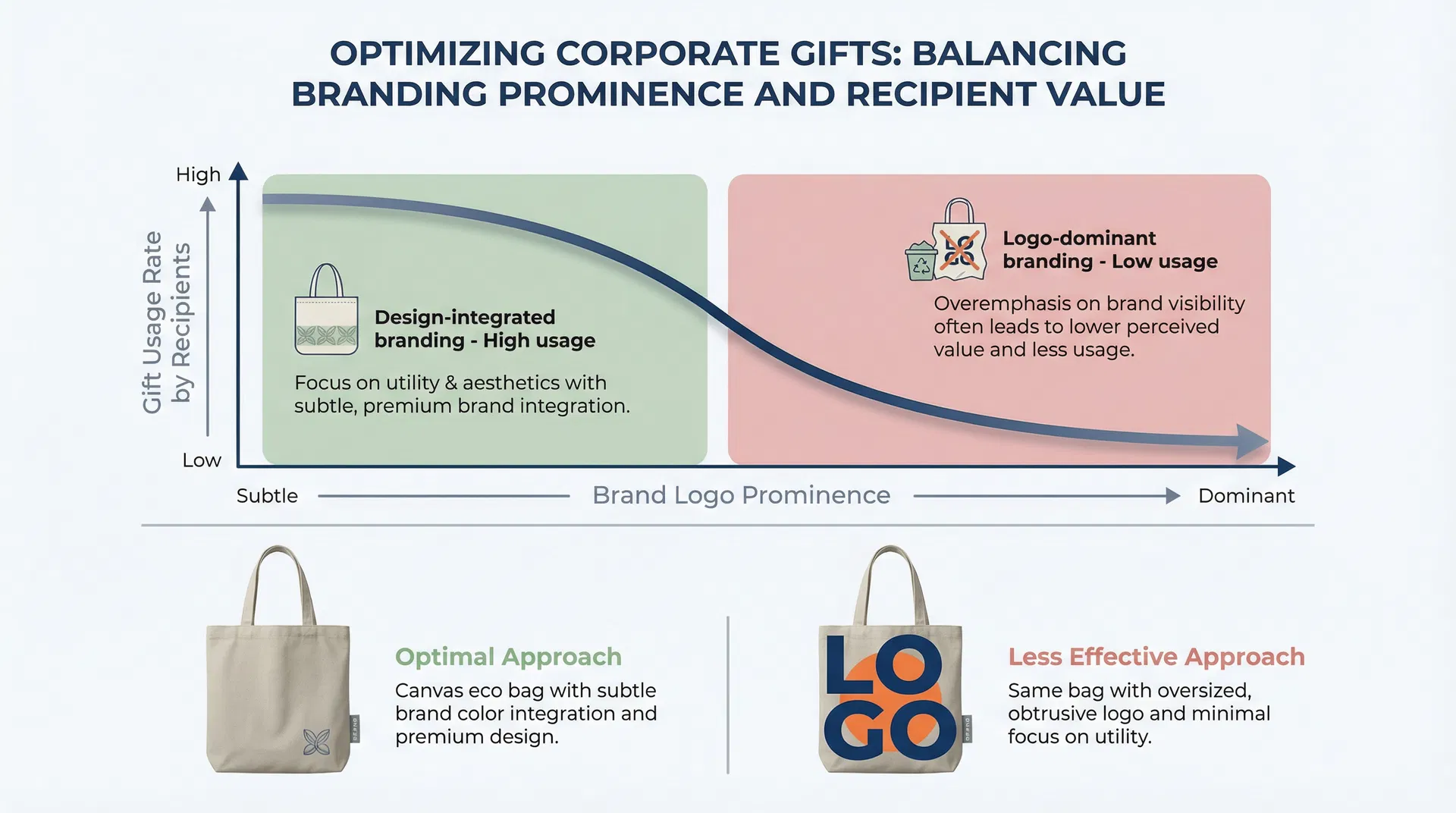 為什麼 Logo 越大，禮品越少被使用？企業禮品採購中的品牌識別度悖論