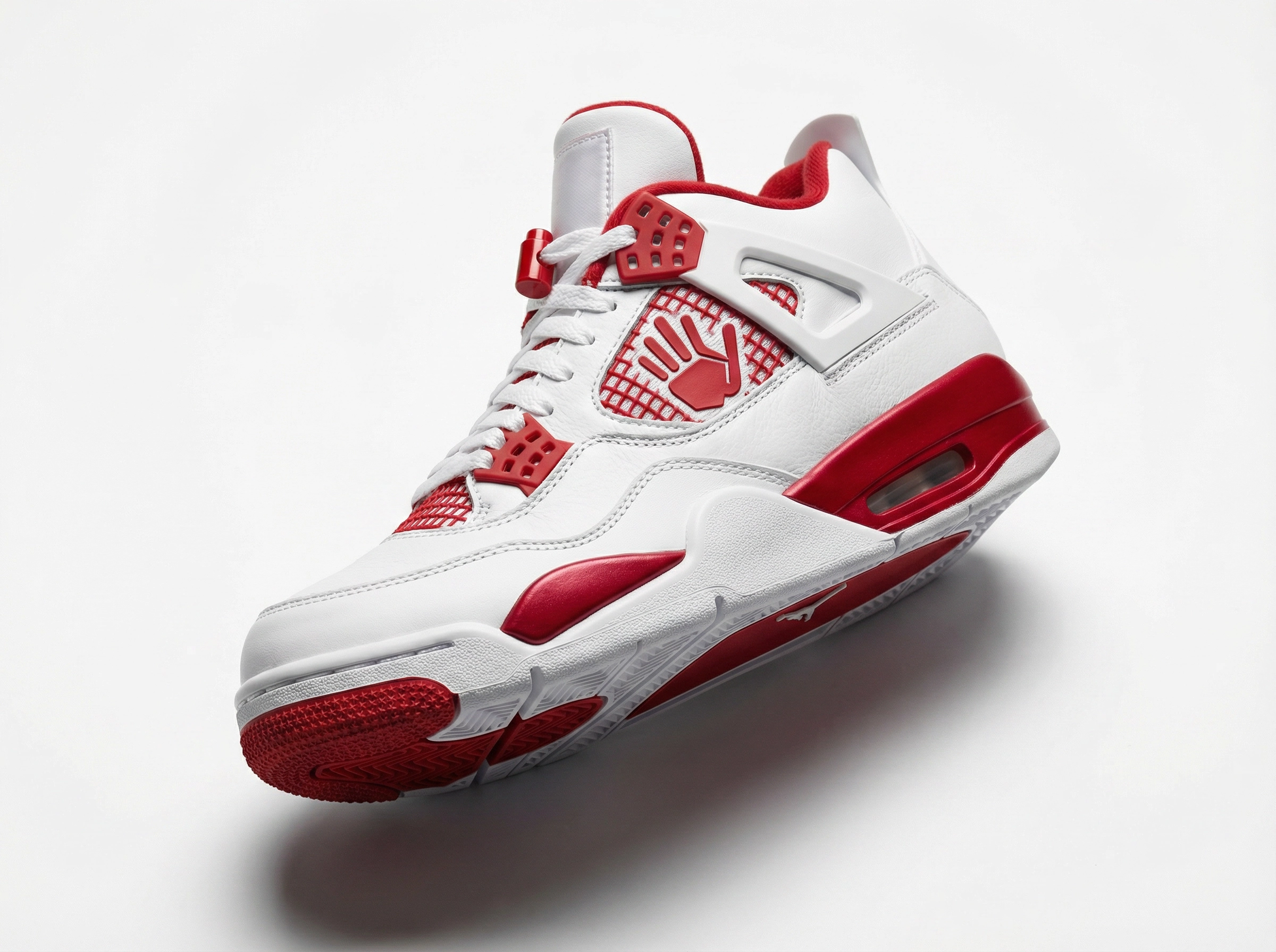 GIMUH Retro 4 White / University Red