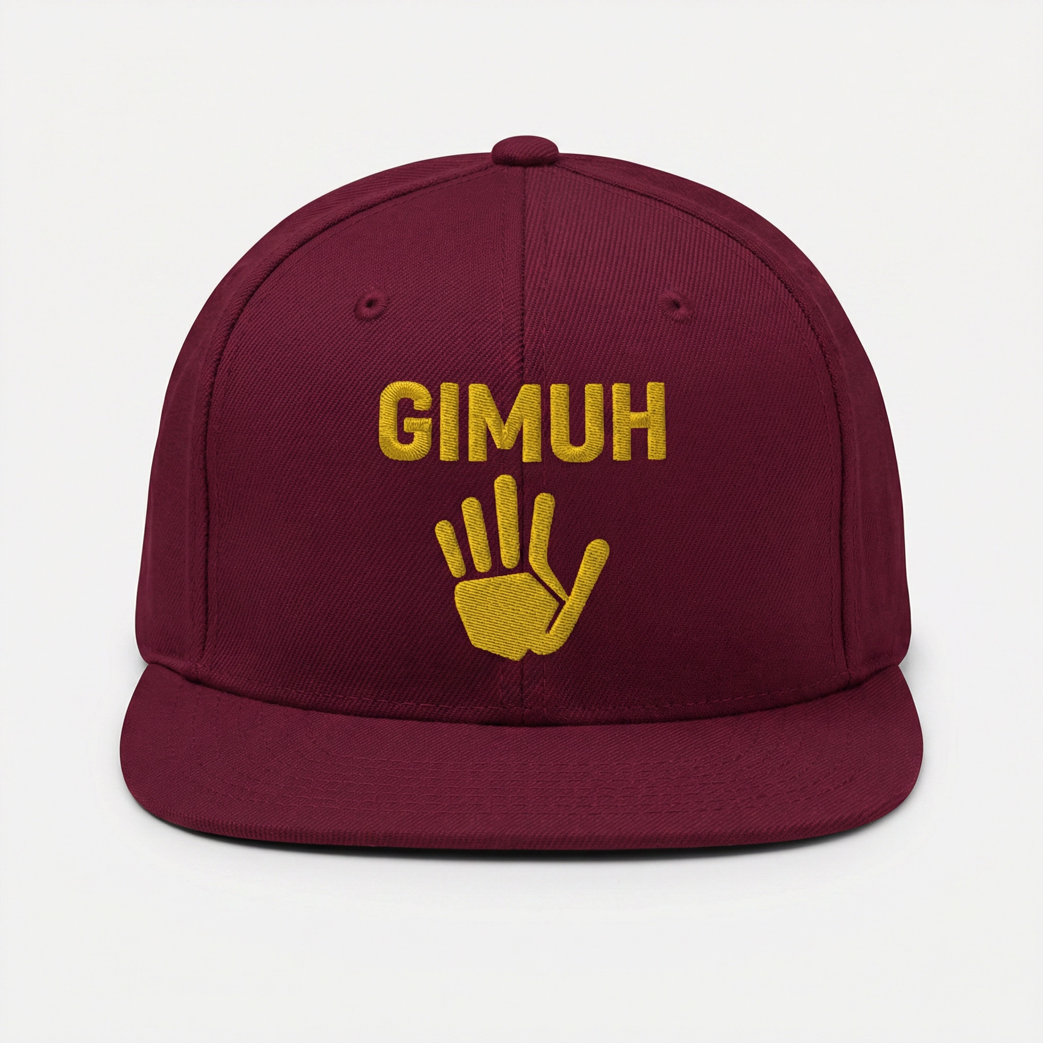 GIMUH Closed-Back Cap Burgundy