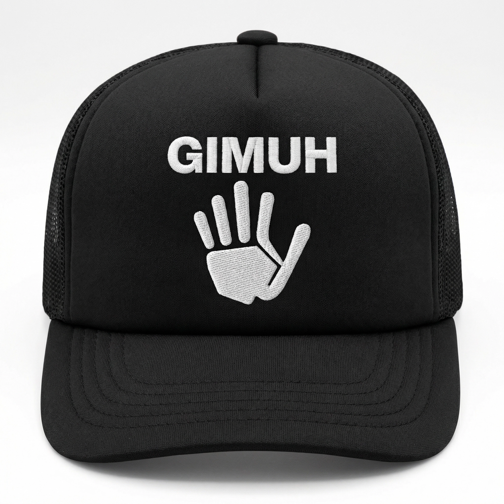 GIMUH Trucker Cap Jet Black