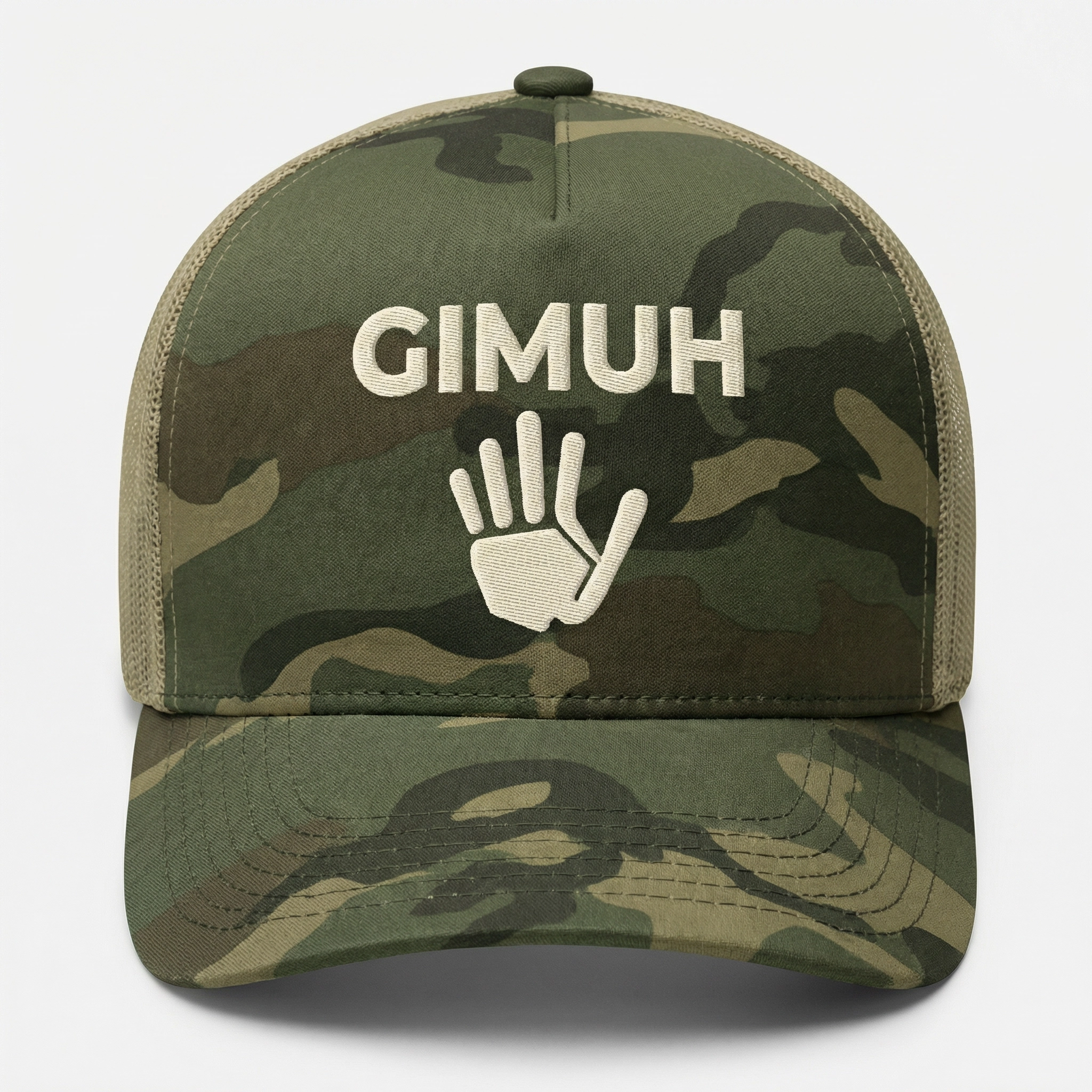 GIMUH Trucker Cap Olive Camo
