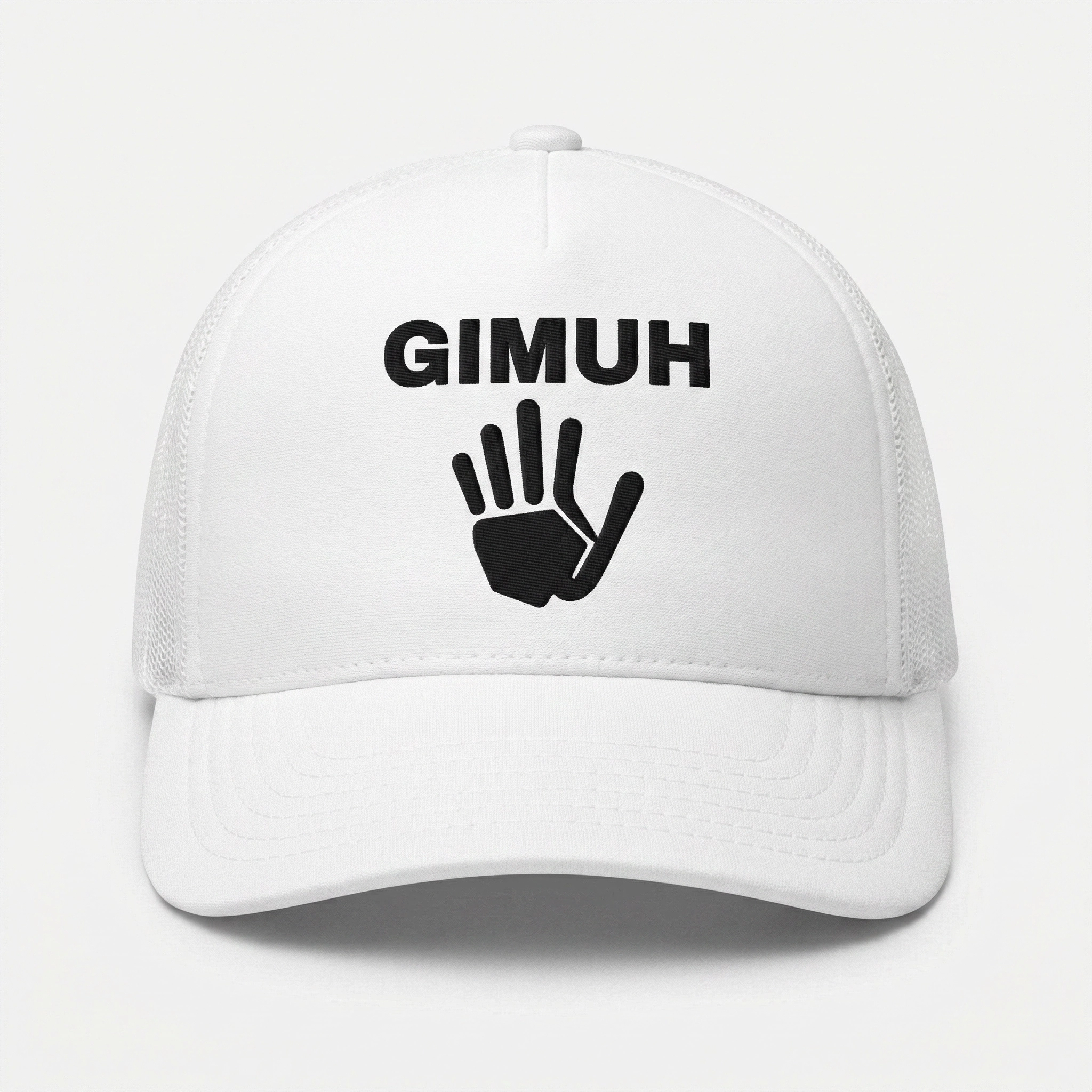 GIMUH Trucker Cap Pure White
