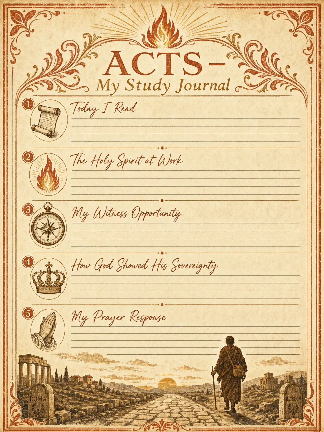 Bible Journal Template