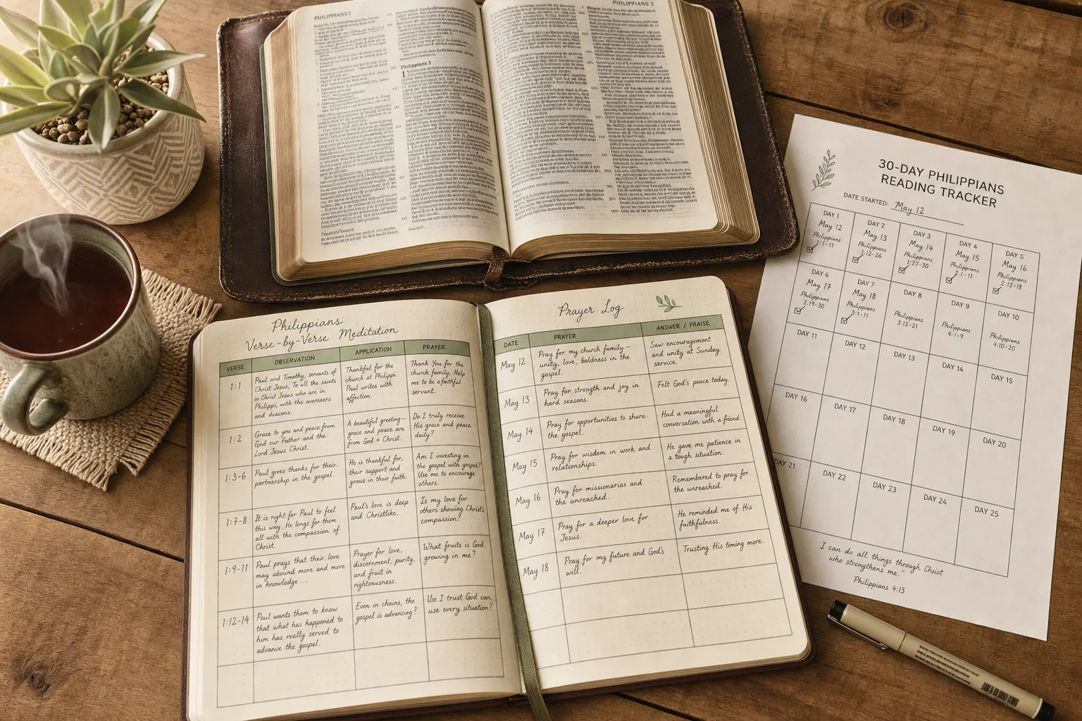 Bible Study Notebook Templates & Worksheets | Free PDF