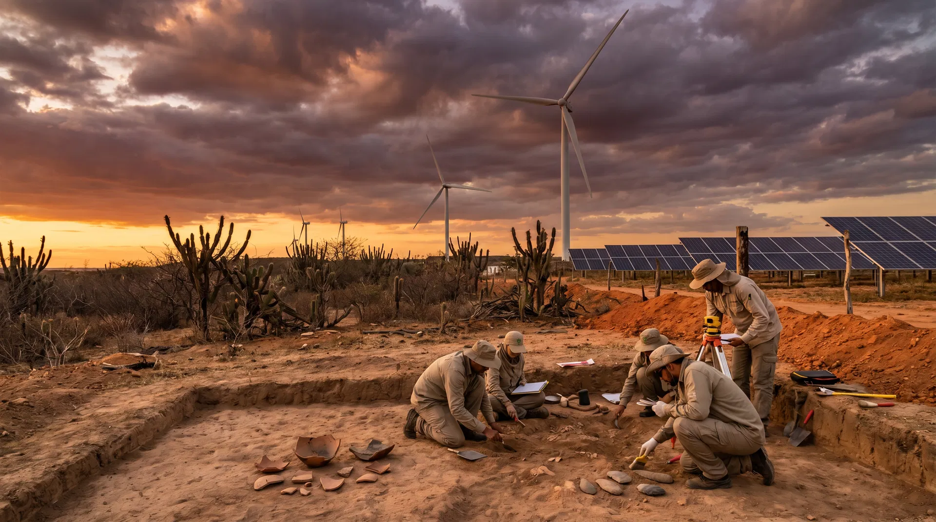 Energia Renovável e Arqueologia no Nordeste: Eólica, Solar e o Licenciamento no Semiárido