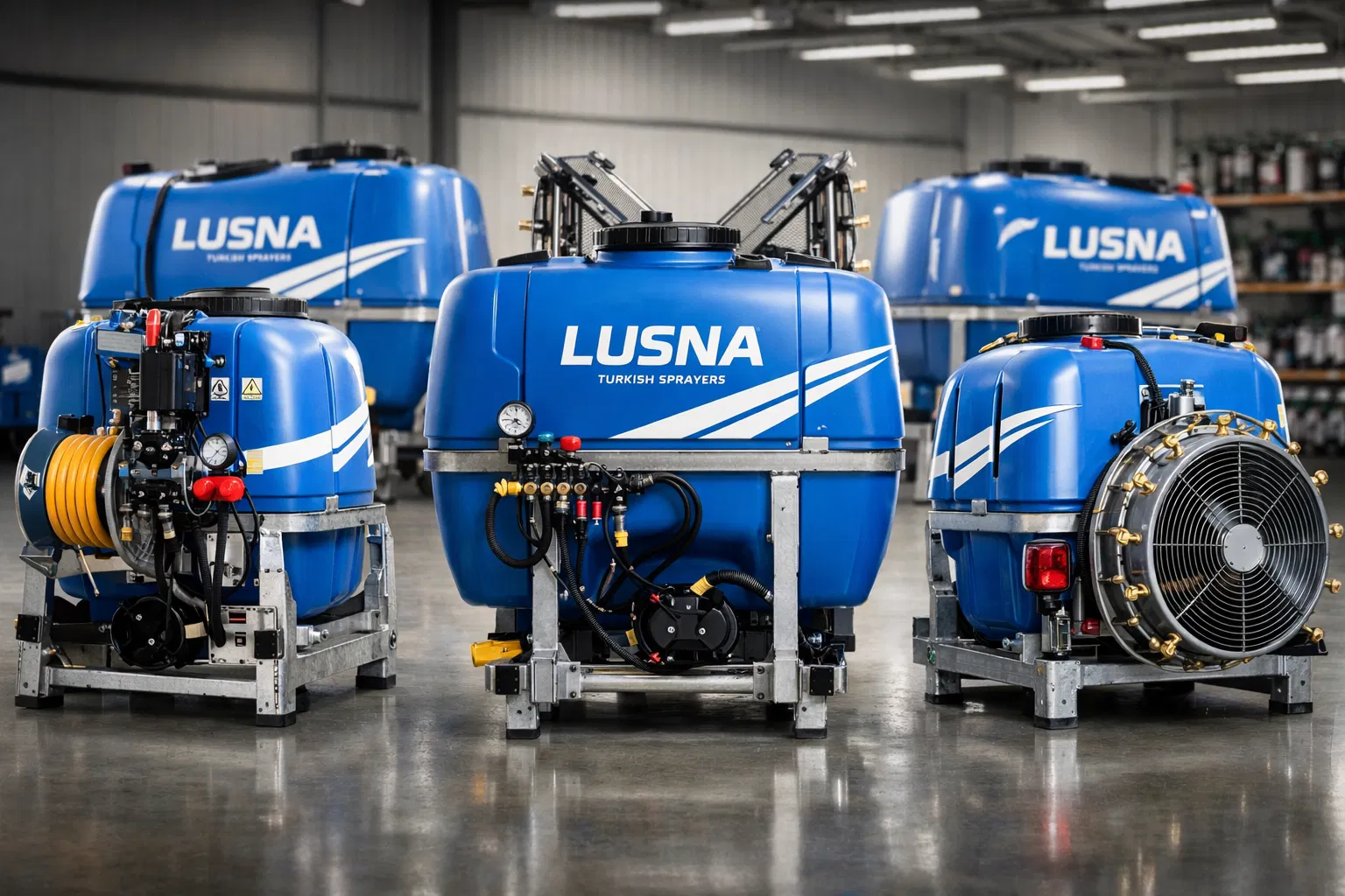 خزانات الرش من شركة لوسنا