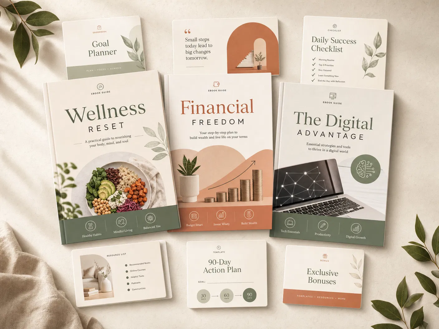 Digital product templates collection