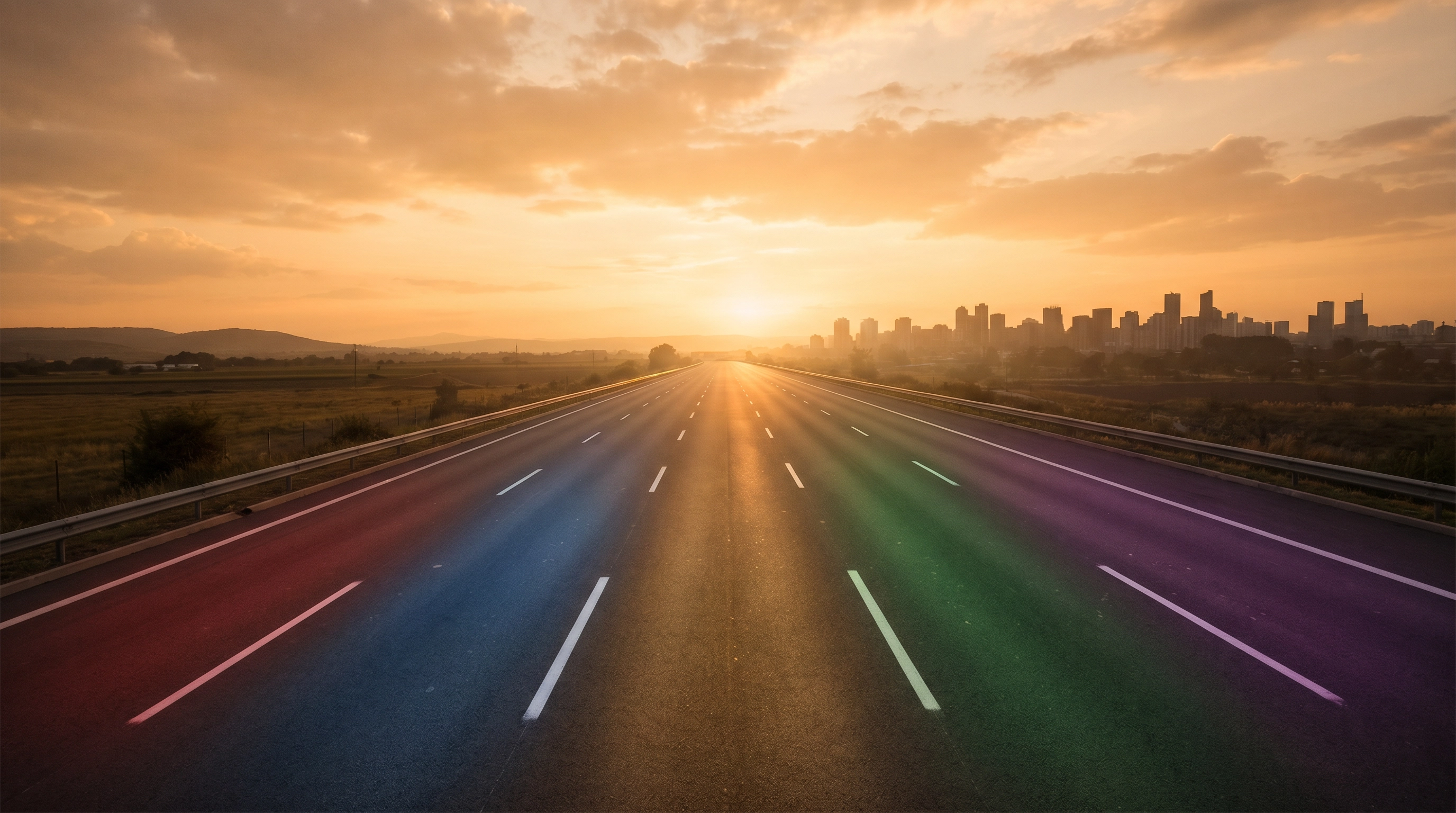 5-lane highway