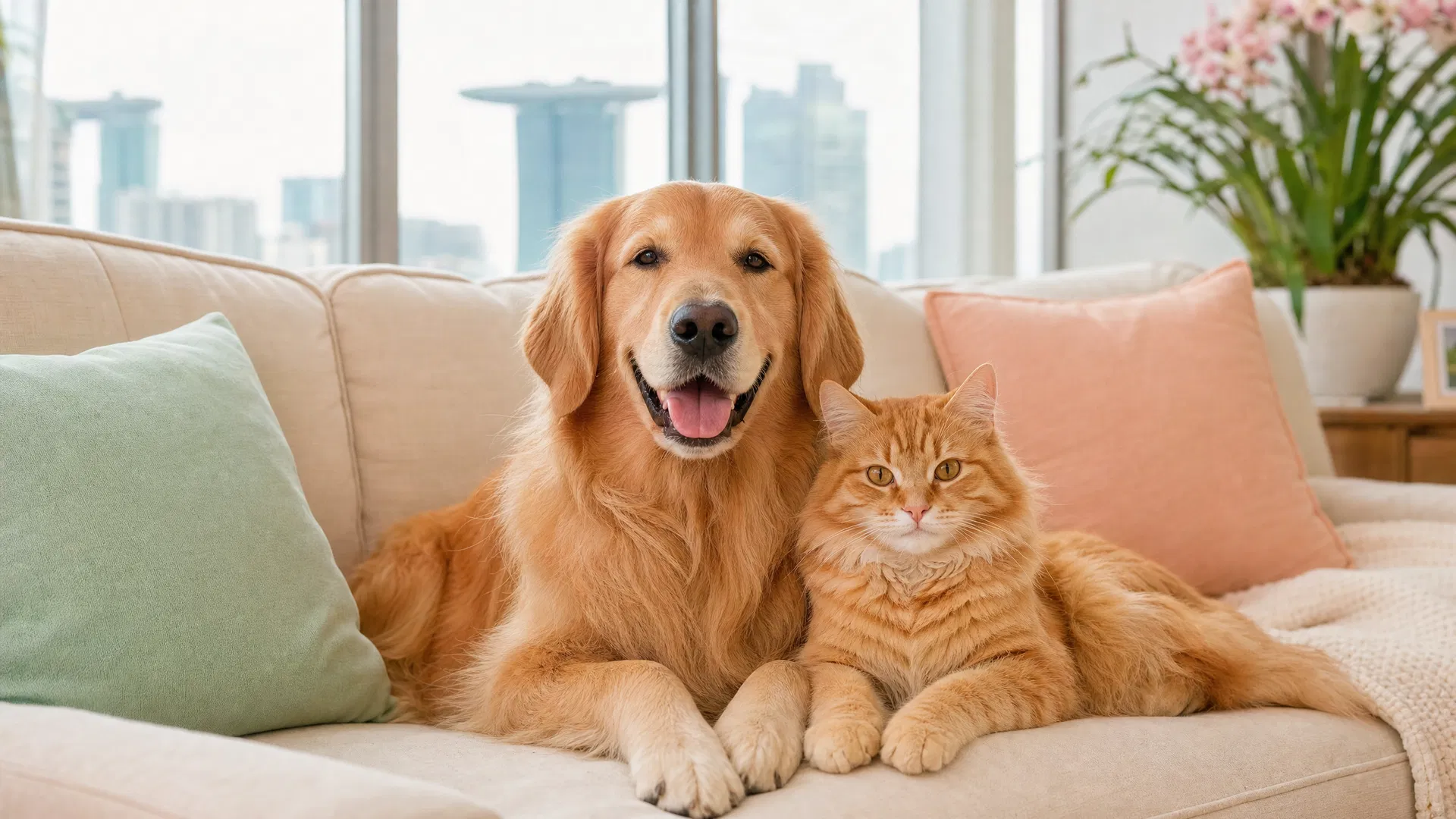 Happy pets in Singapore