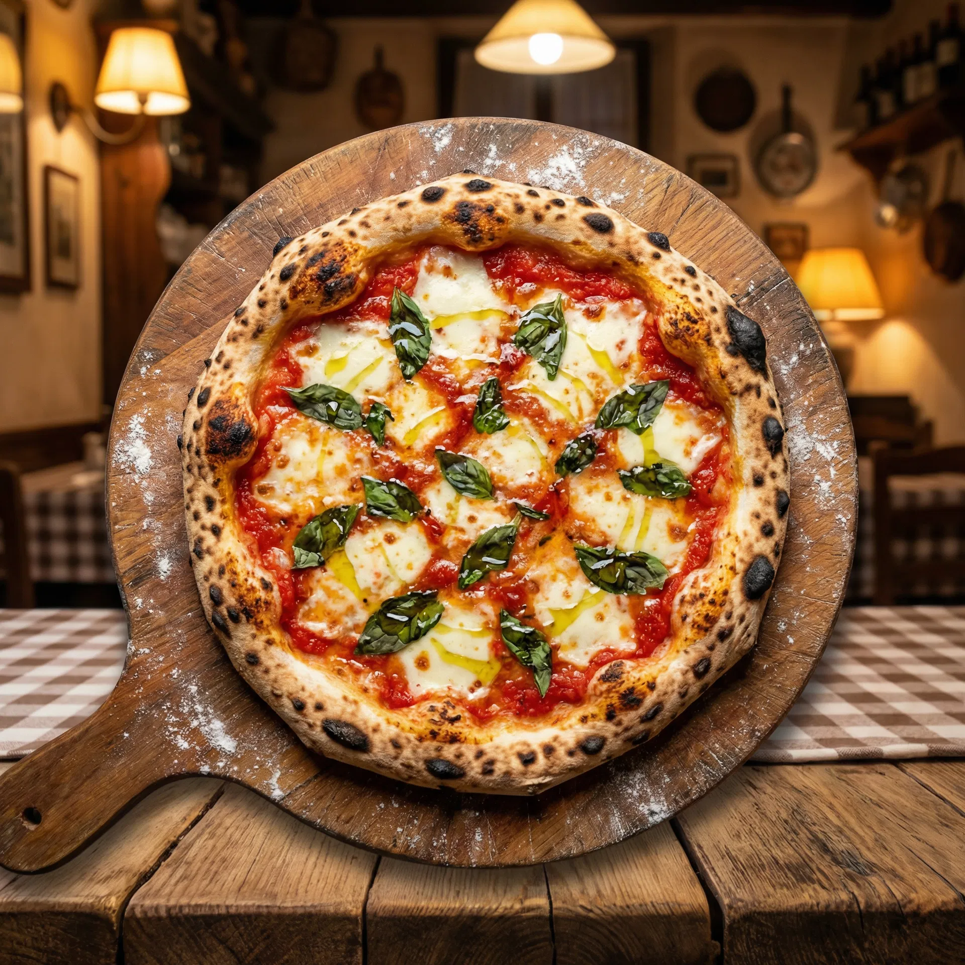 Pizza Margherita artesanal