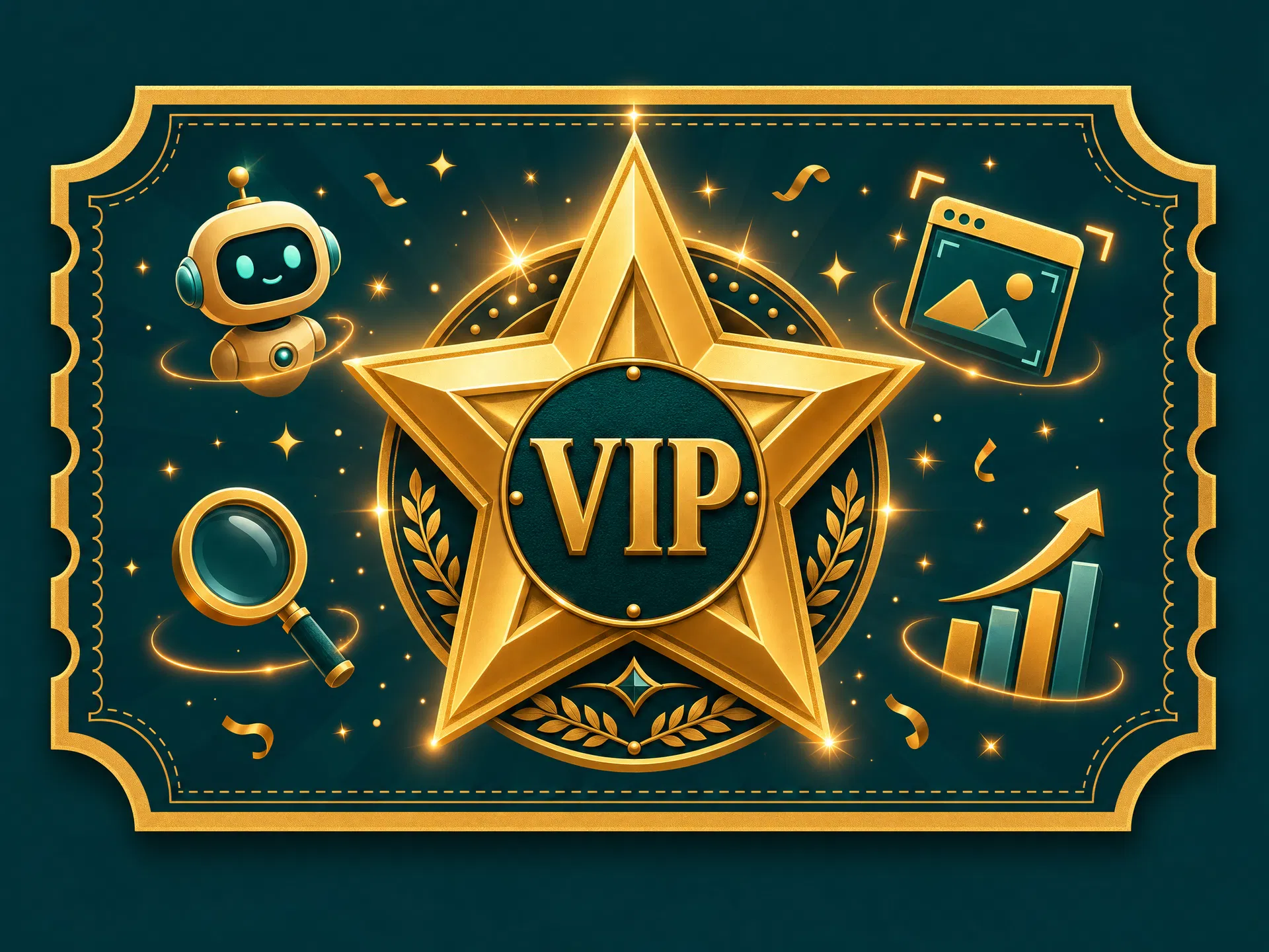 VIP pass with AI tools and analytics
