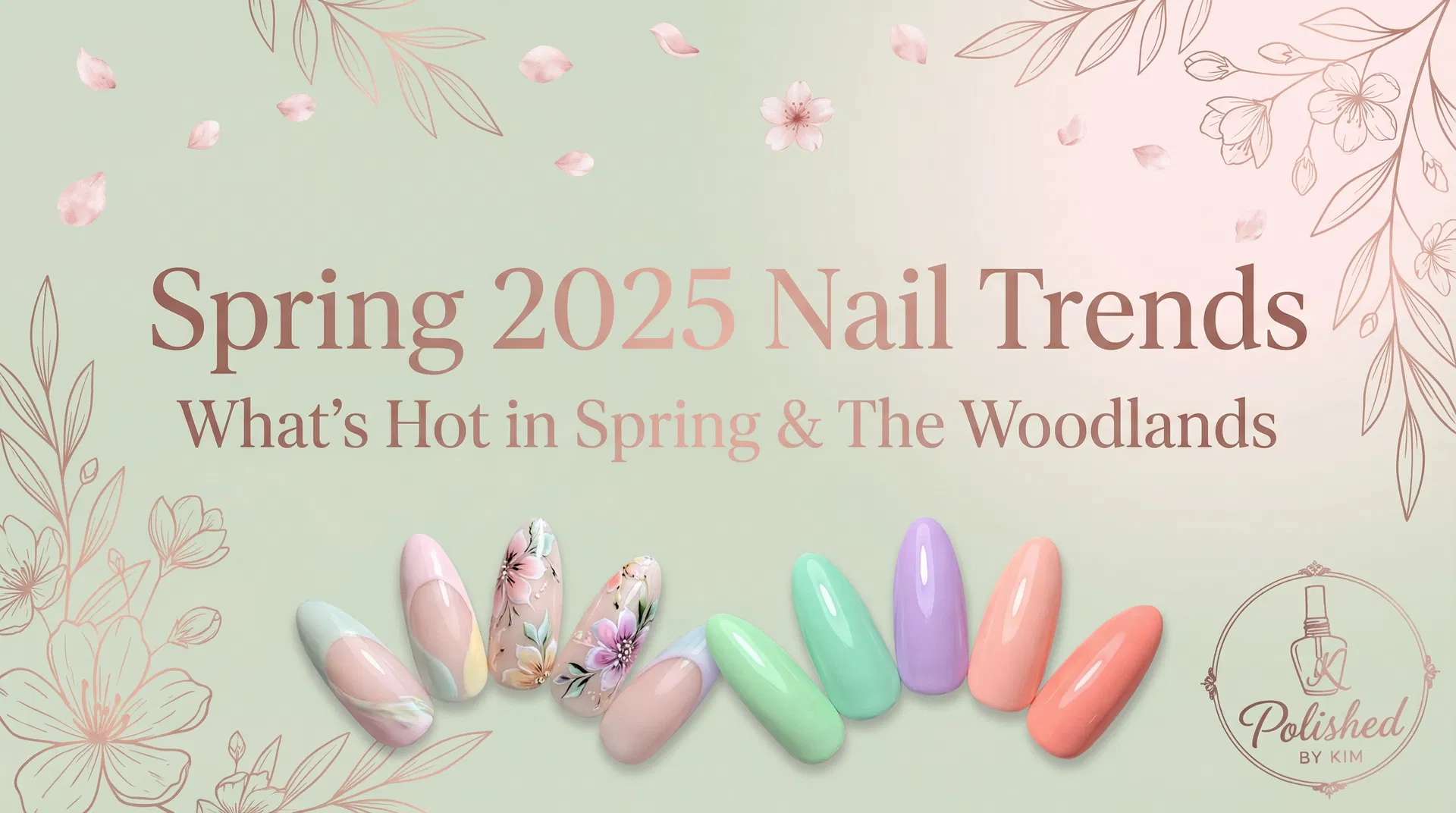 Spring 2025 Nail Trends: What's Hot in Spring & The Woodlands