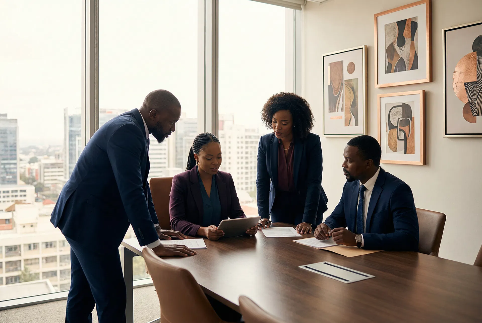 The Brand Room LLC team in a strategic meeting