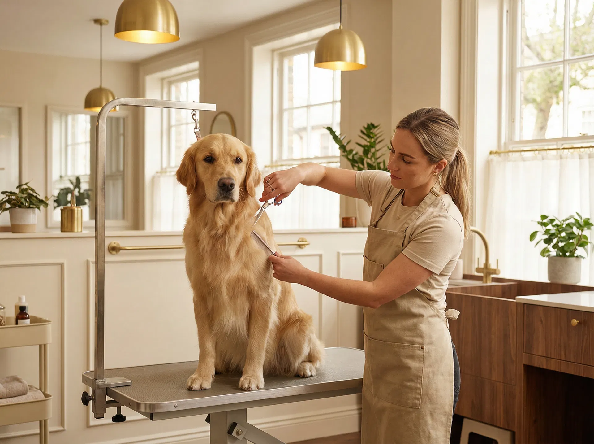 Professional pet grooming at Wagz Co.