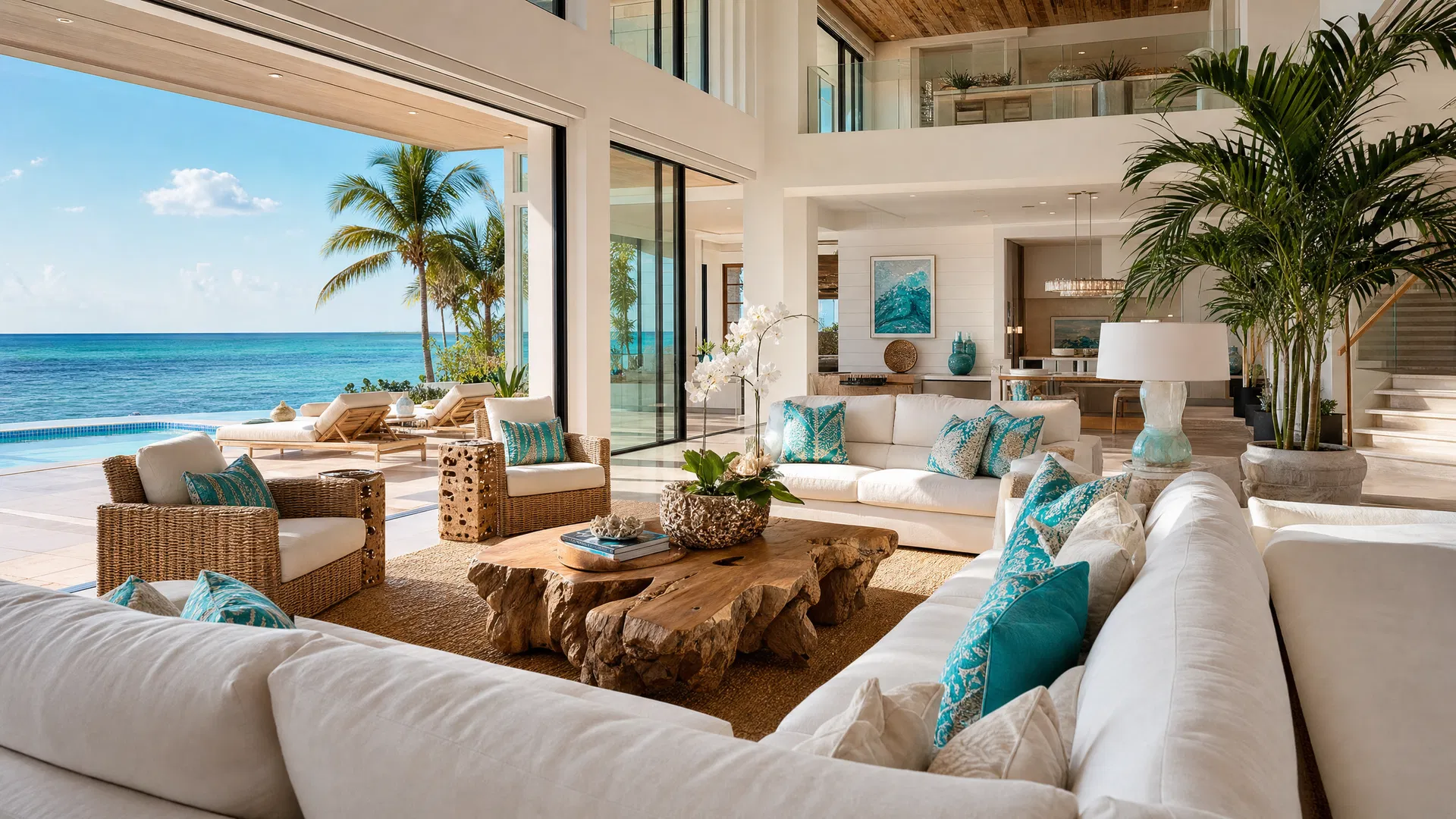 Florida luxury coastal home interior