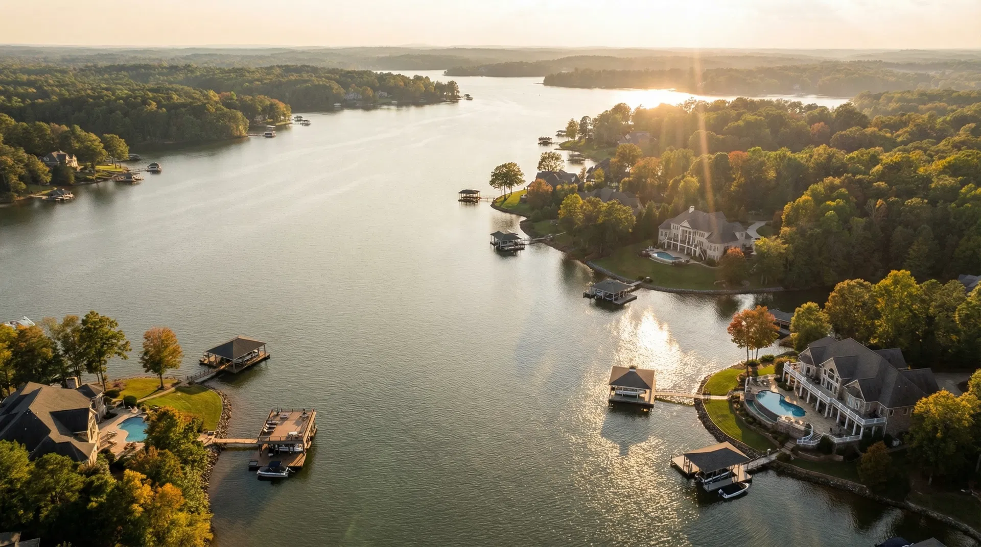 Lake Norman aerial view