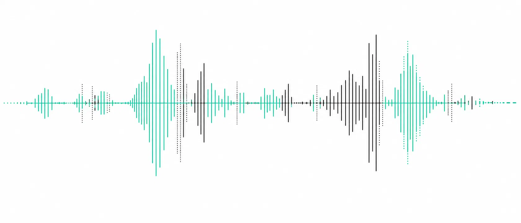AI voice waveform
