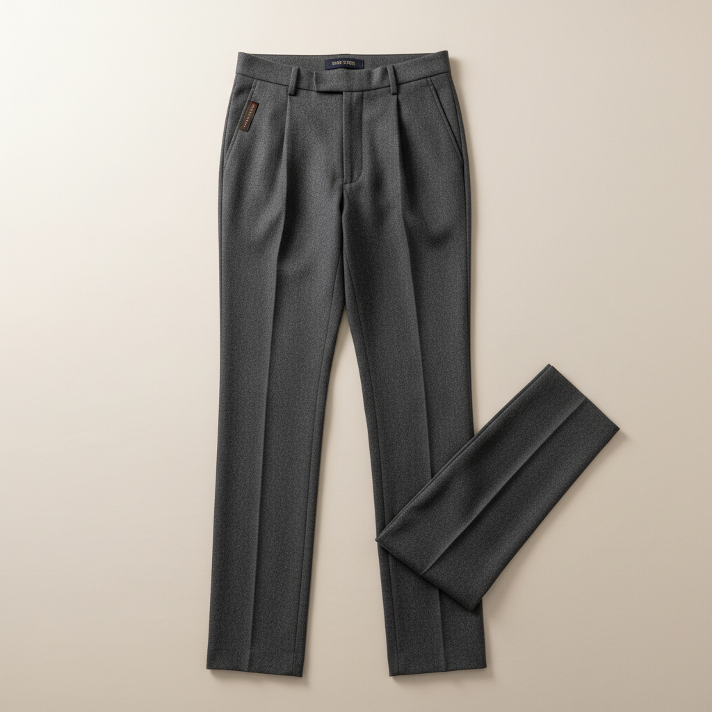 テーパードウールパンツ