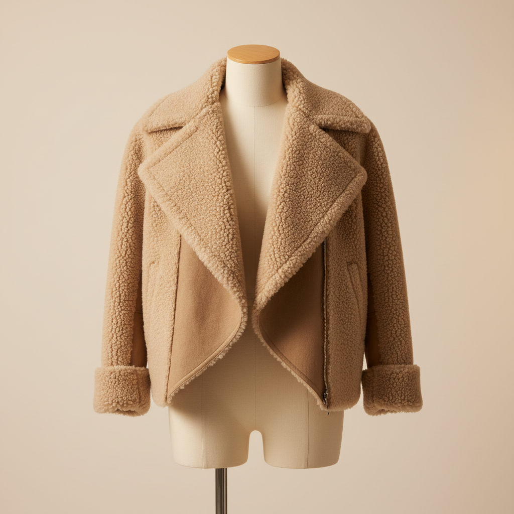 リバーシブルボアジャケット